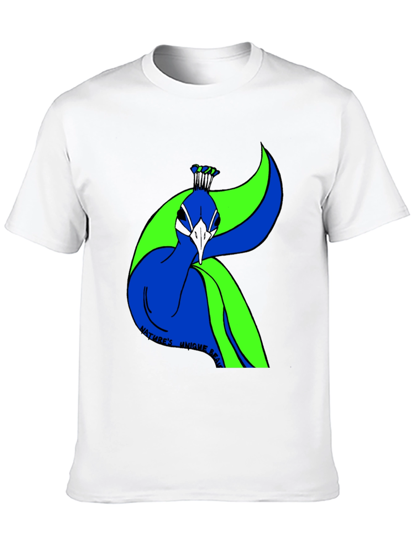 Natures Beauty Peacock Graphic Tee