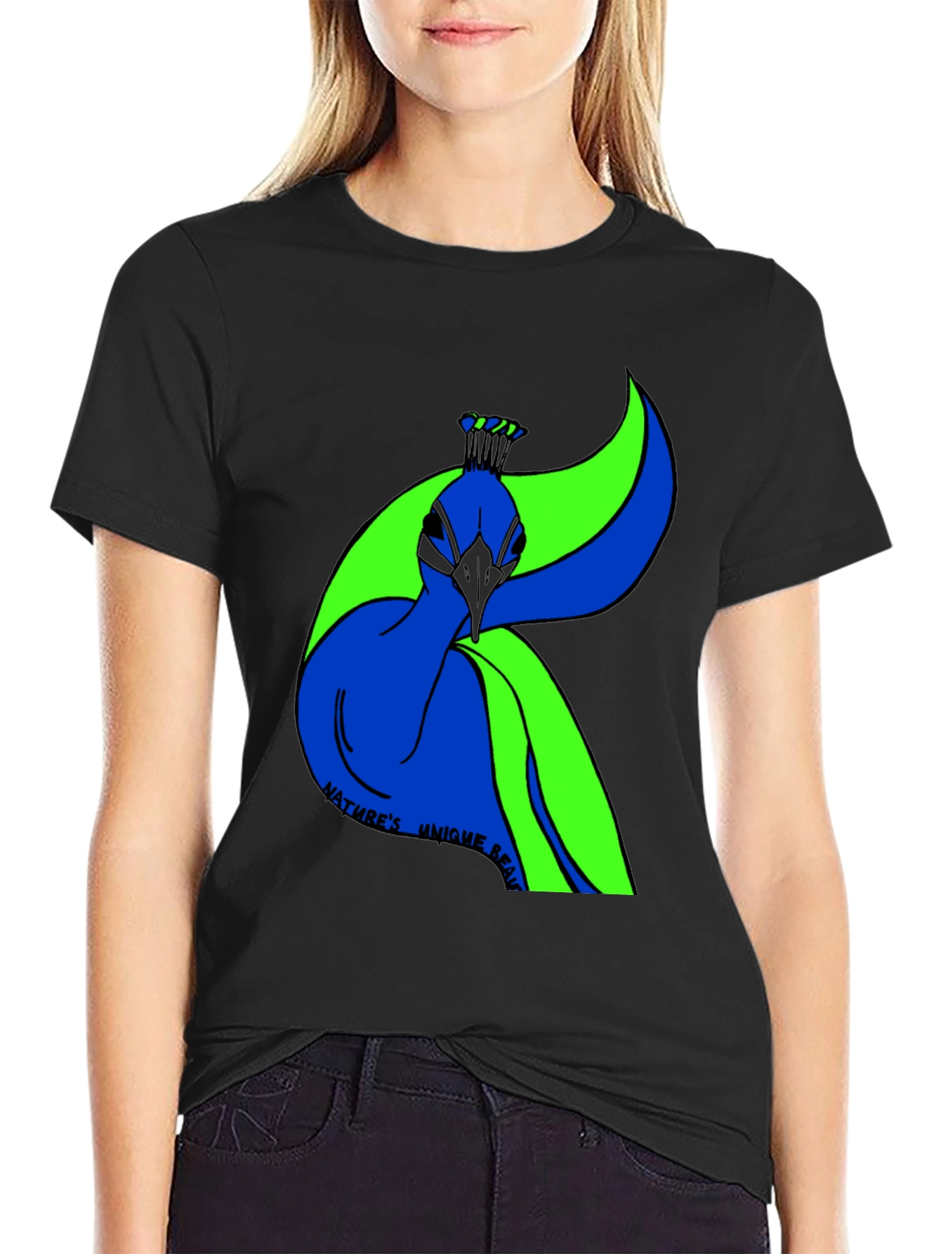 Natures Beauty Peacock Graphic Tee