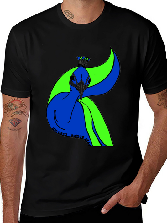 Natures Beauty Peacock Graphic Tee