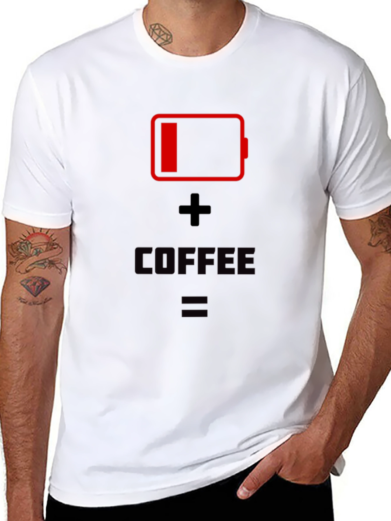 Battery + Coffee T-Shirt