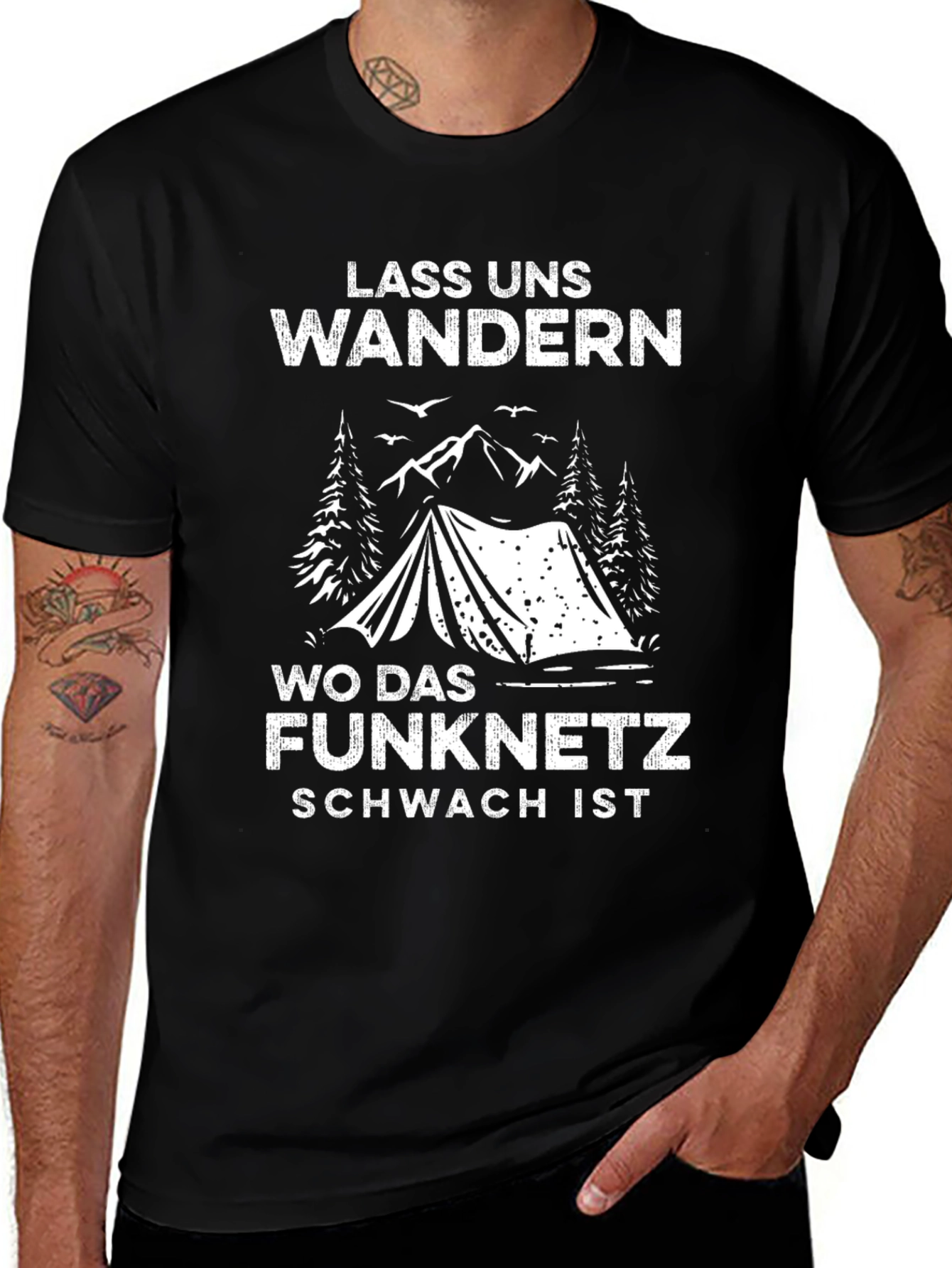 Lass Uns Wandern Graphic Tee - Adventure Ready