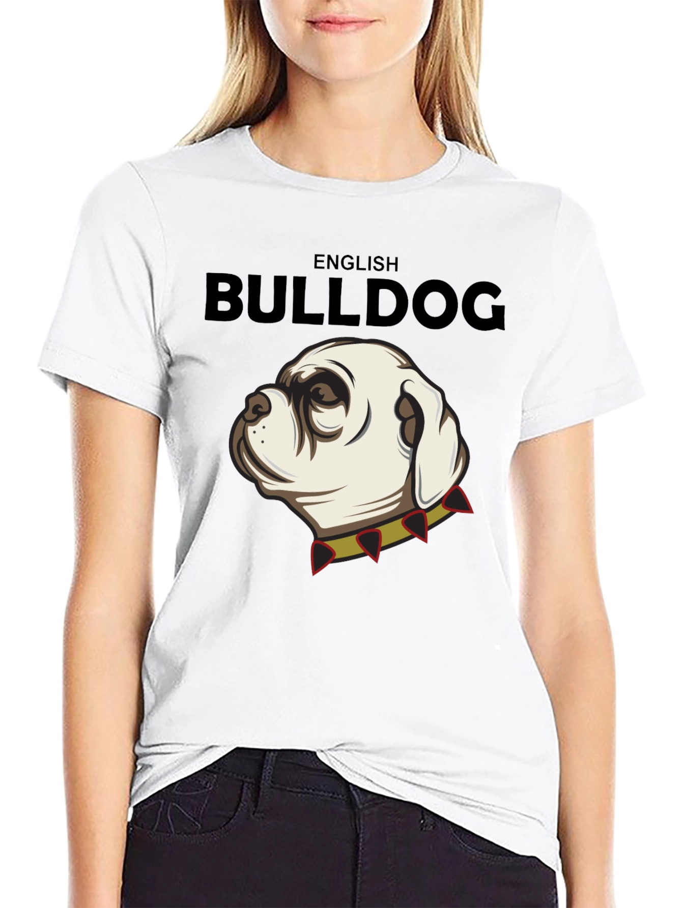 English Bulldog Cartoon T-Shirt – Cute Dog Lover Tee