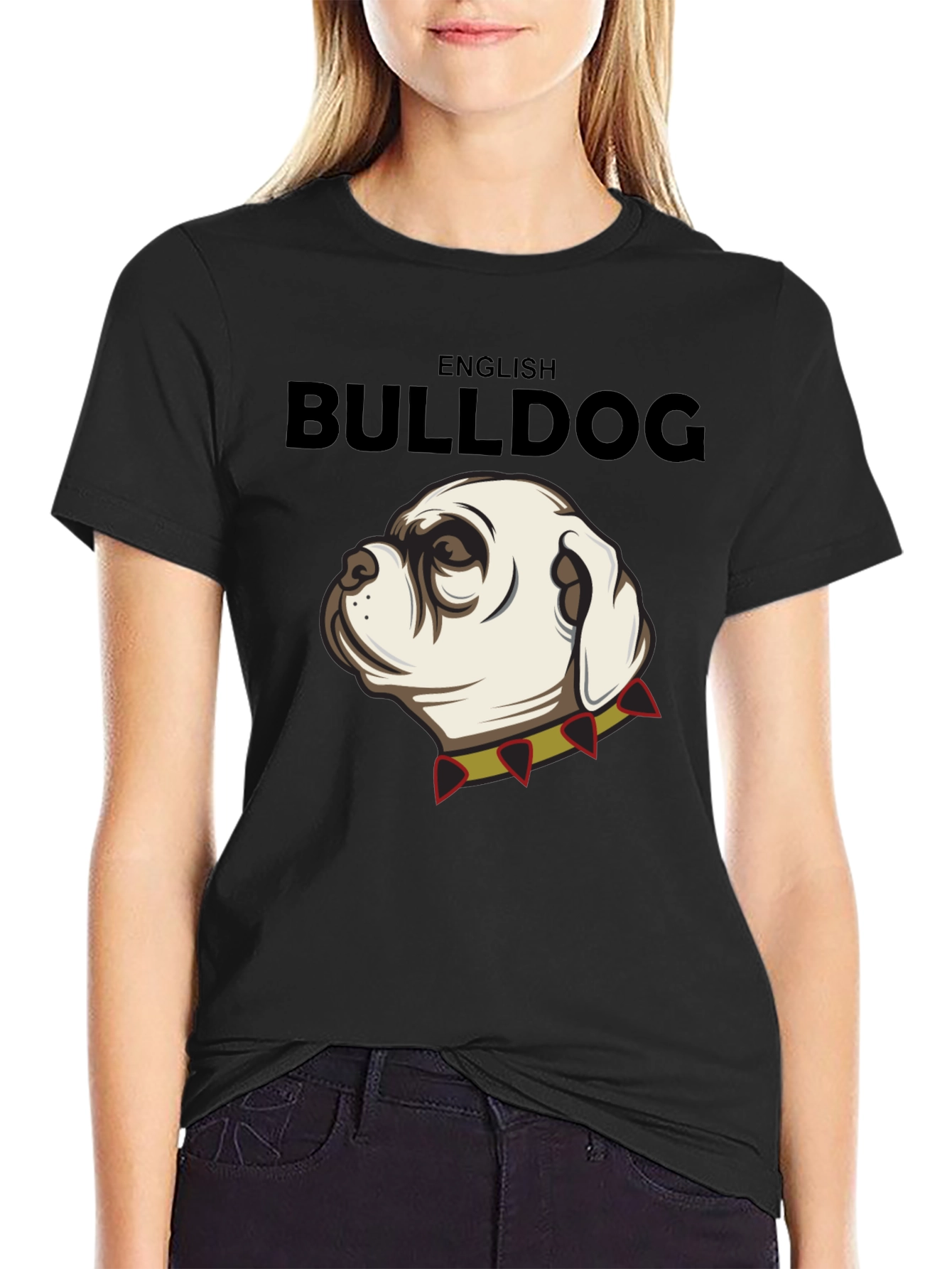 English Bulldog Cartoon T-Shirt – Cute Dog Lover Tee