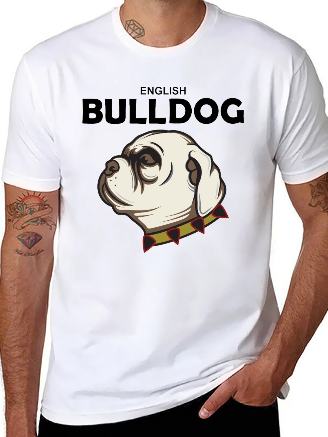 English Bulldog Cartoon T-Shirt – Cute Dog Lover Tee