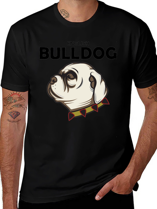 English Bulldog Cartoon T-Shirt – Cute Dog Lover Tee