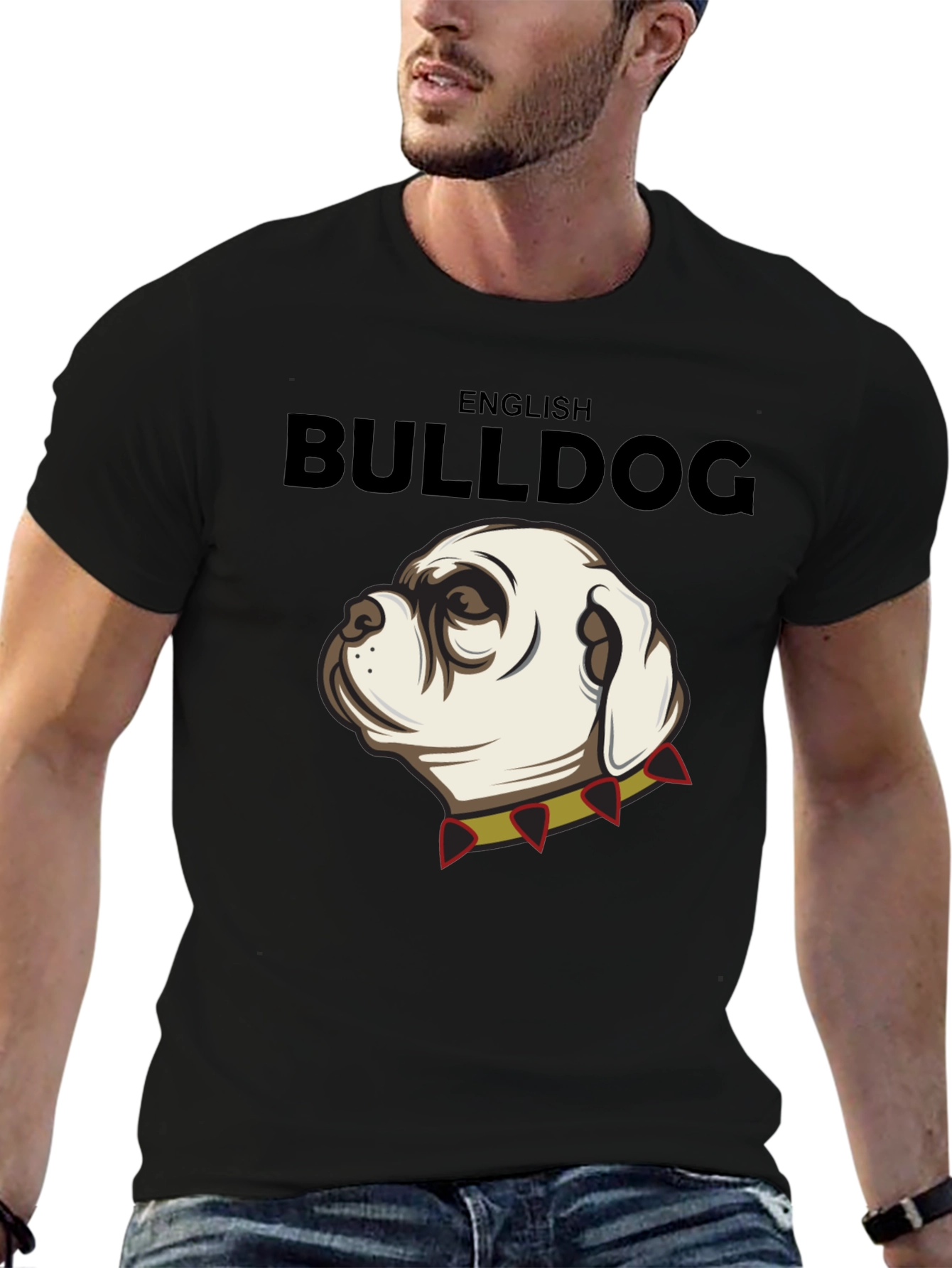 English Bulldog Cartoon T-Shirt – Cute Dog Lover Tee