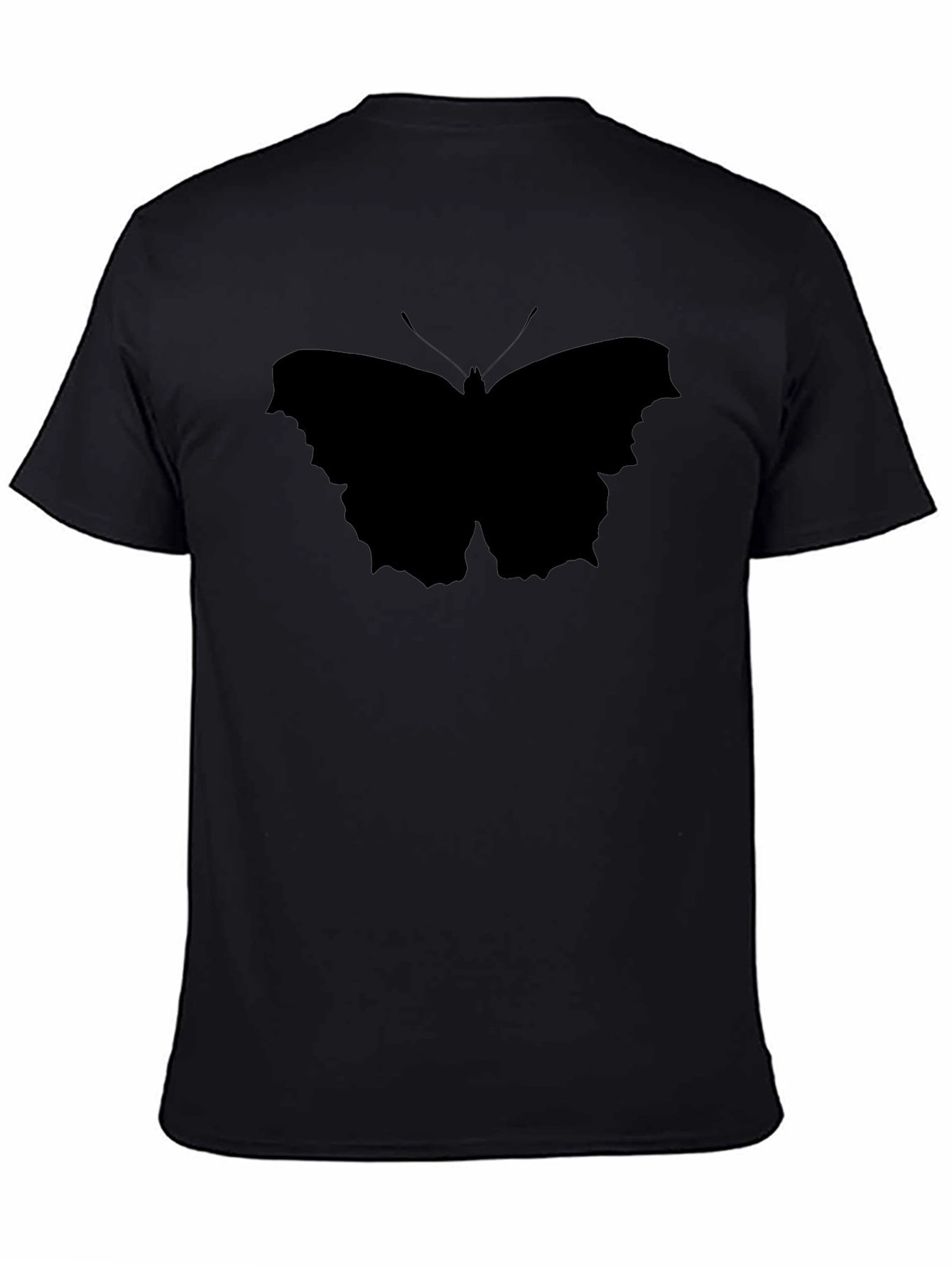 Black Butterfly Graphic Tee - Stylish Mens T-Shirt