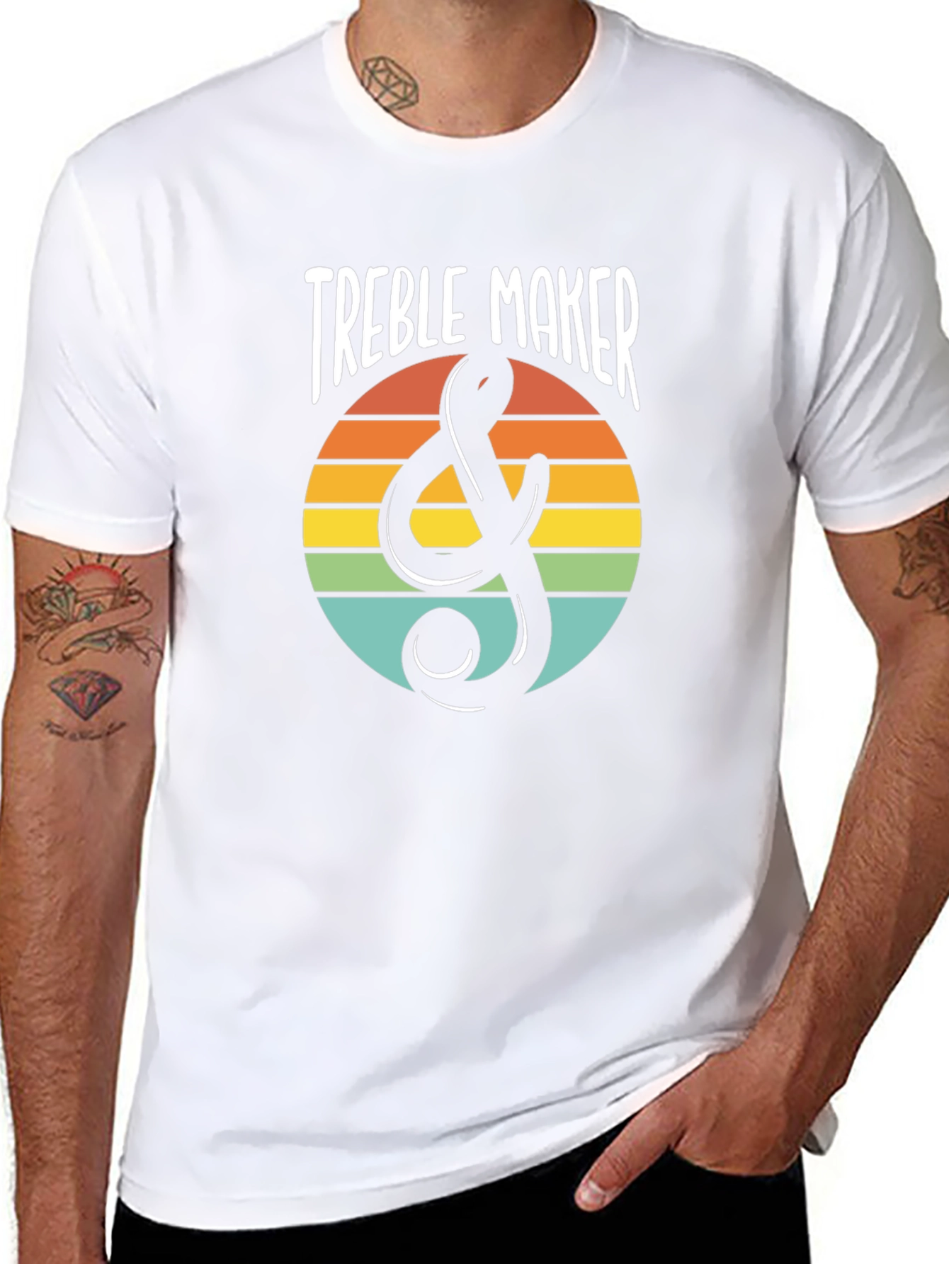 Treble Maker Retro Style Music T-Shirt