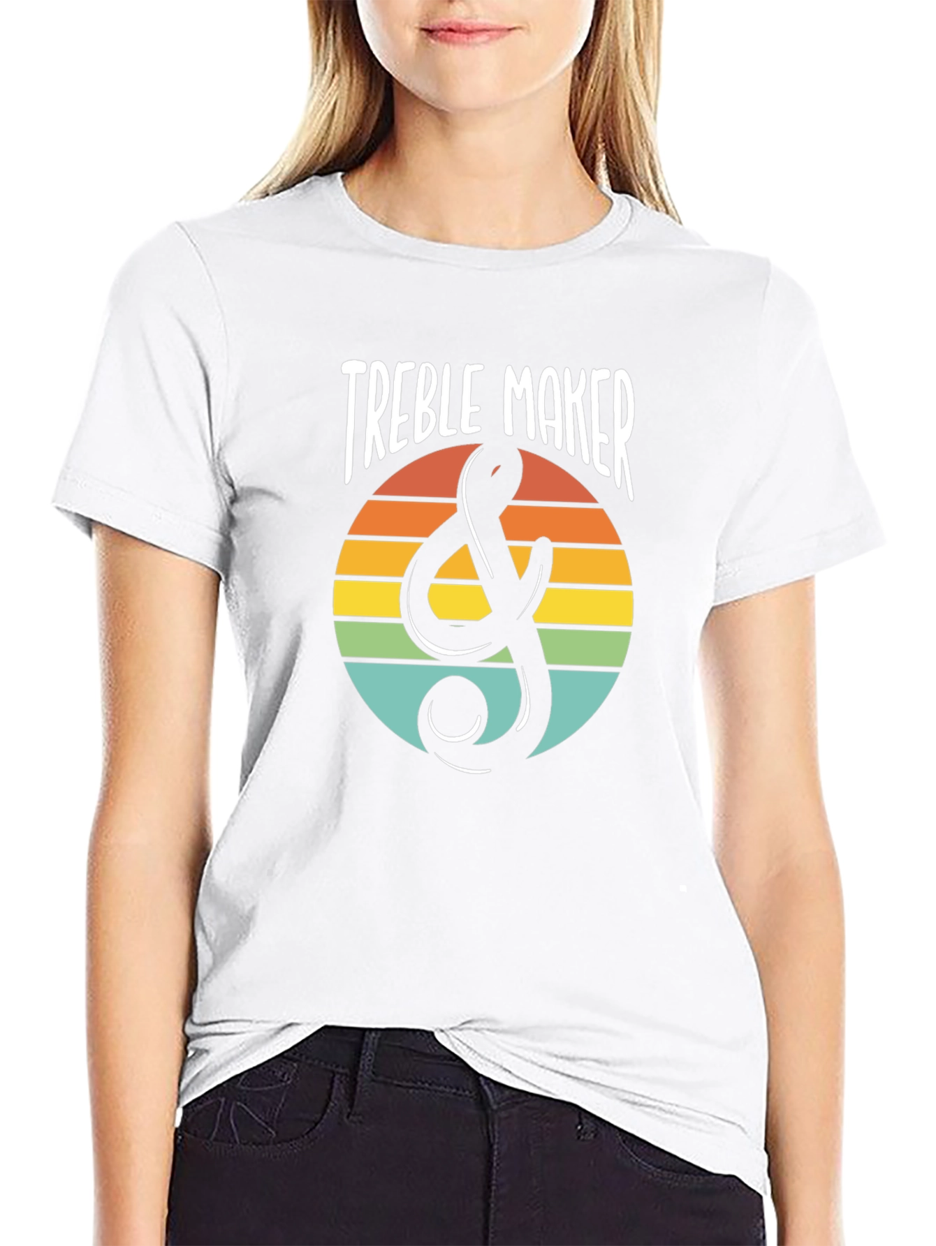 Treble Maker Retro Style Music T-Shirt