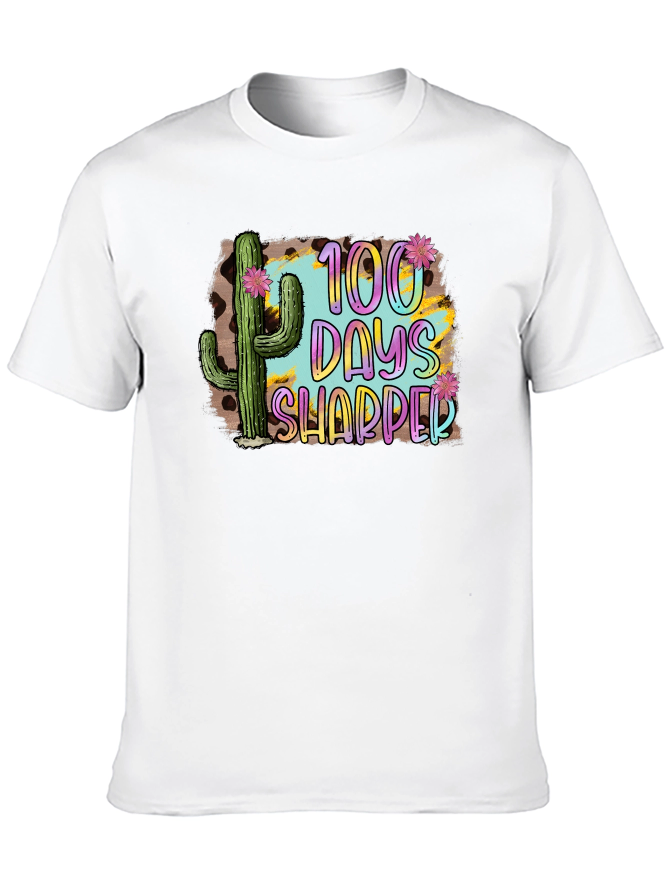 100 Days Sharper Cactus Tee