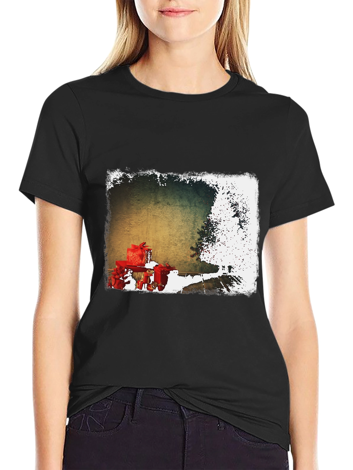 Holiday Gift Black T-Shirt