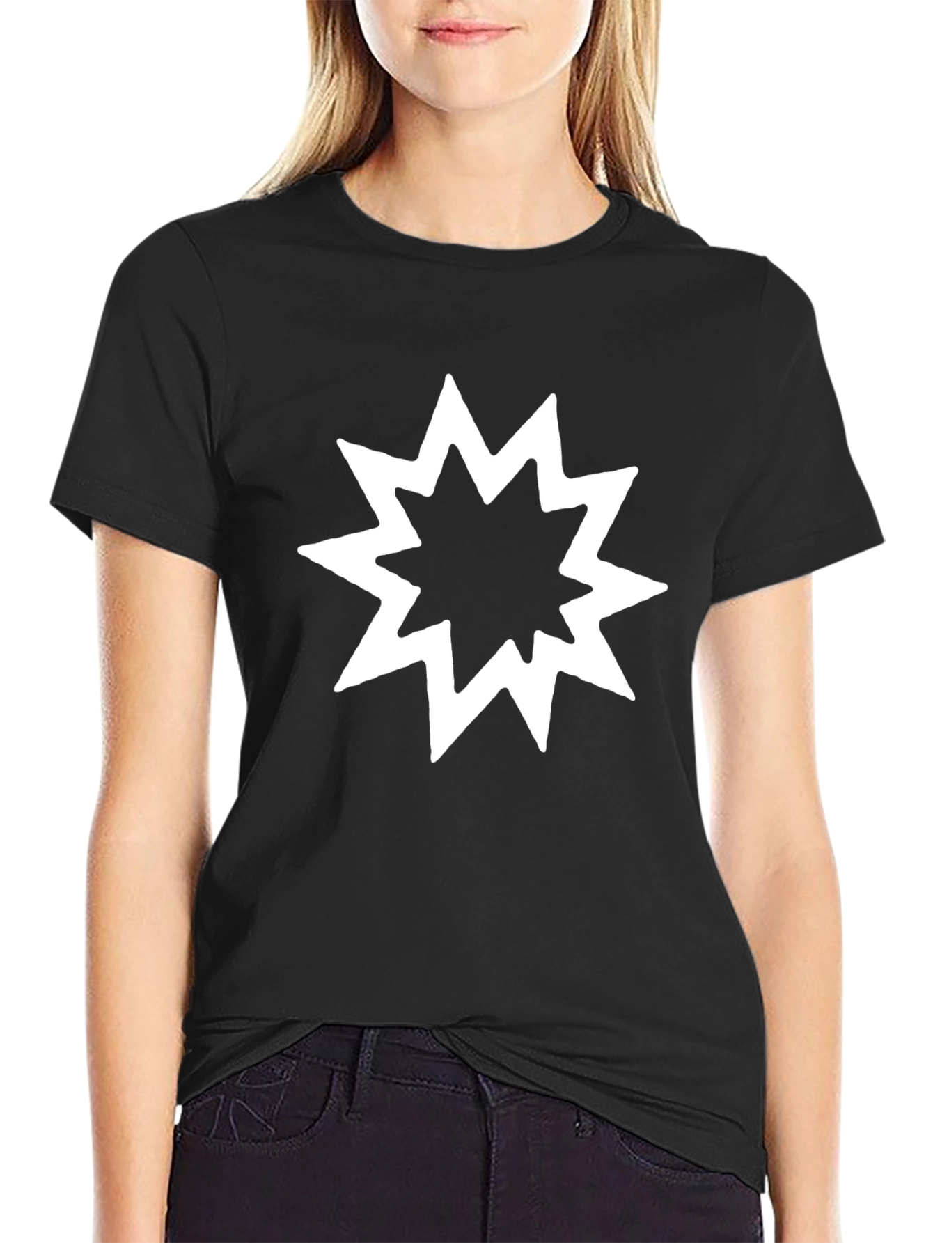Starburst Graphic Black T-Shirt