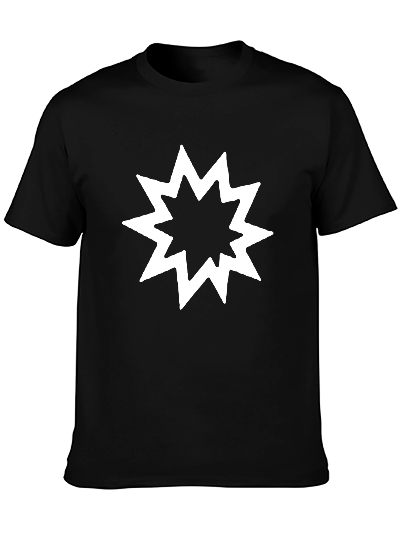 Starburst Graphic Black T-Shirt