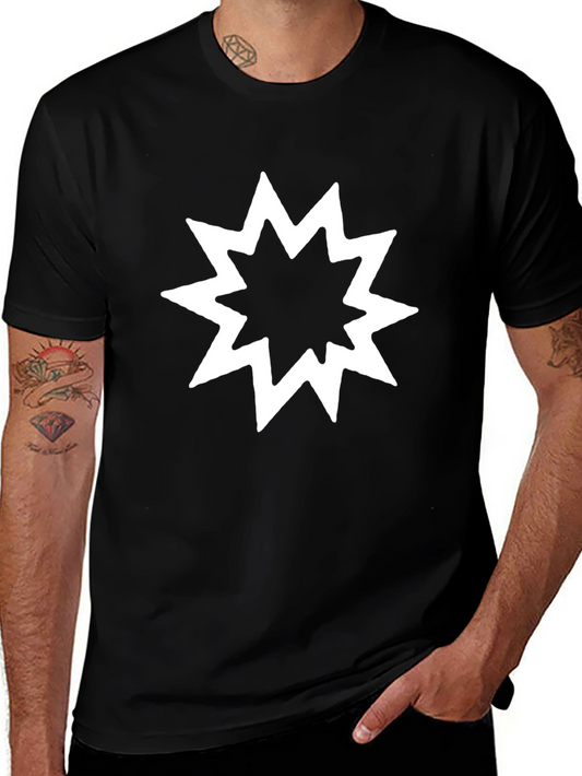 Starburst Graphic Black T-Shirt