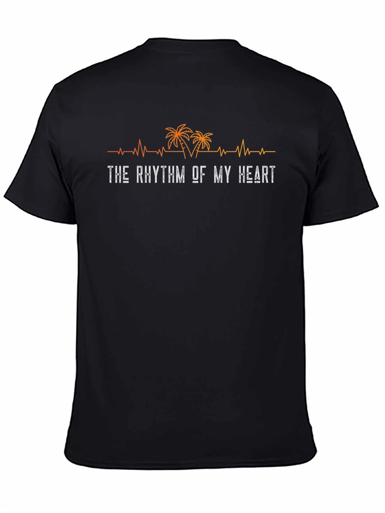 Rhythm of My Heart Black Graphic Tee