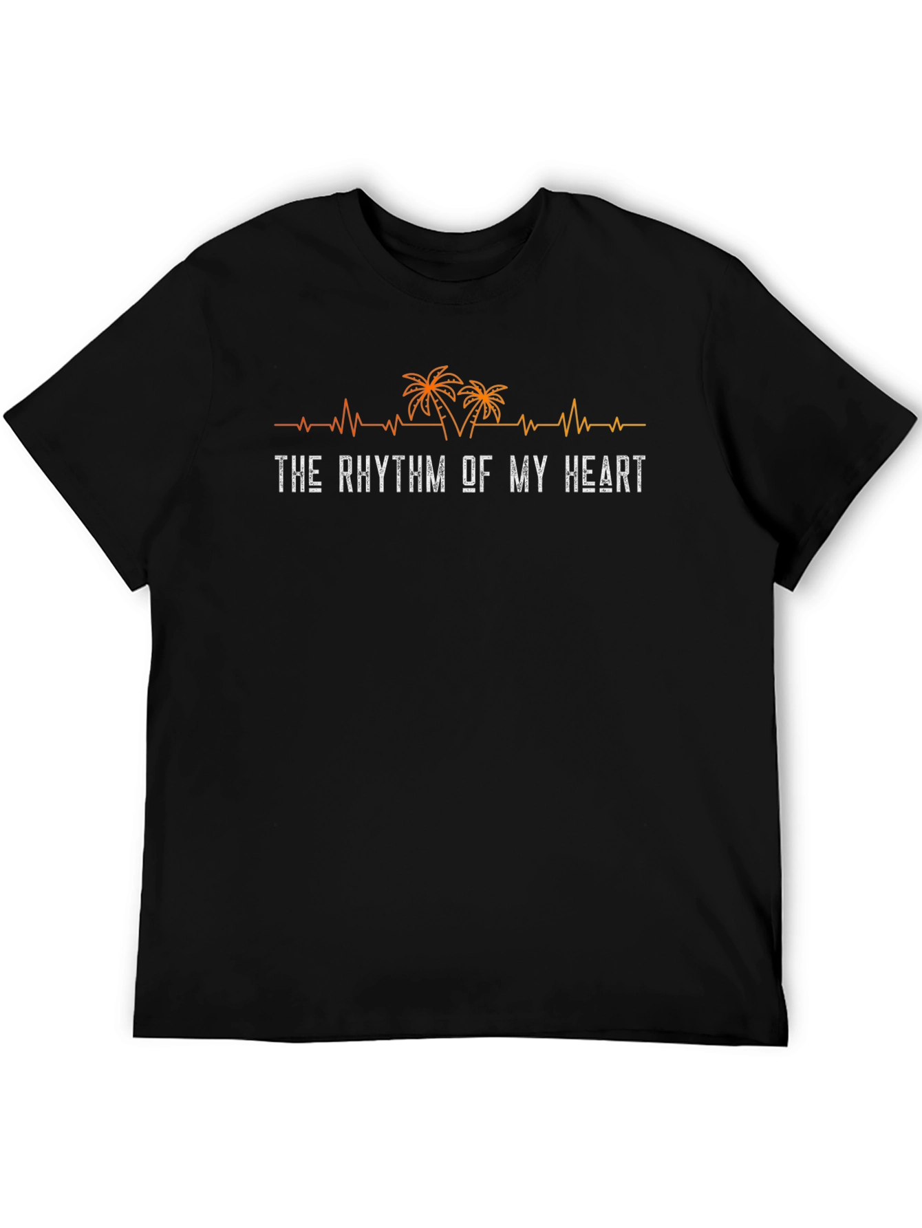 Rhythm of My Heart Black Graphic Tee