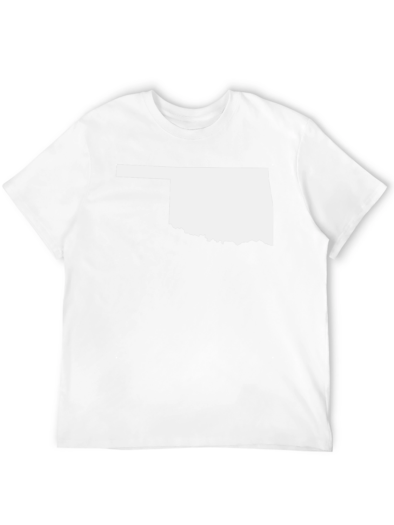Oklahoma State Outline T-Shirt - Black