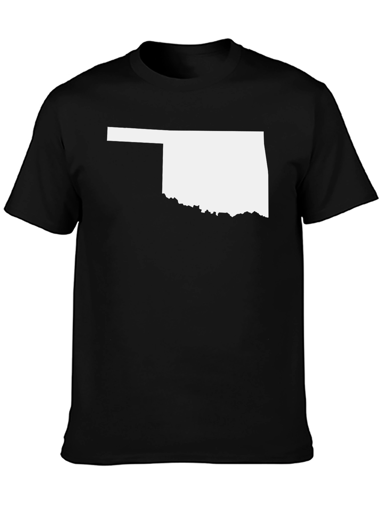 Oklahoma State Outline T-Shirt - Black