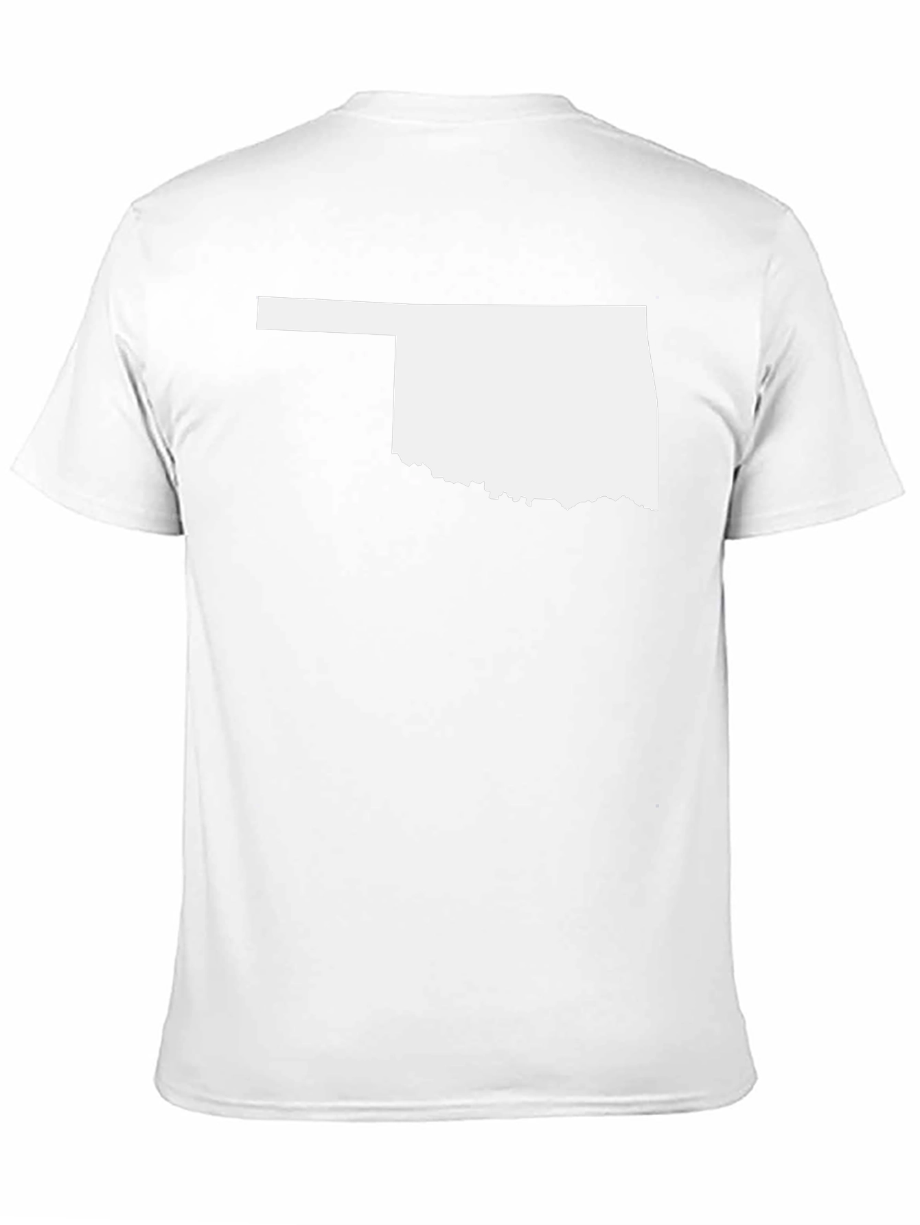 Oklahoma State Outline T-Shirt - Black
