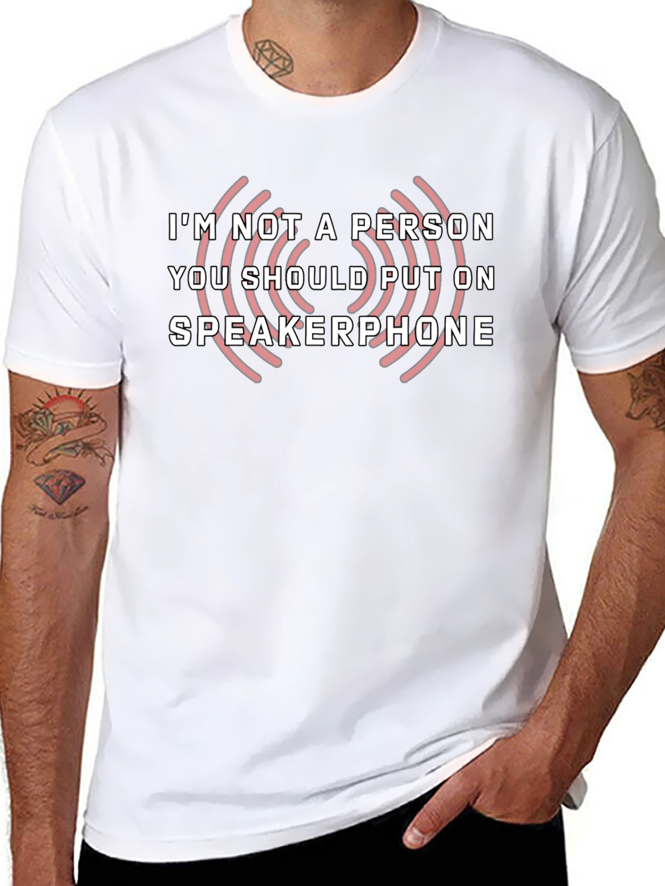 Speakerphone T-Shirt - Sarcastic Graphic Tee