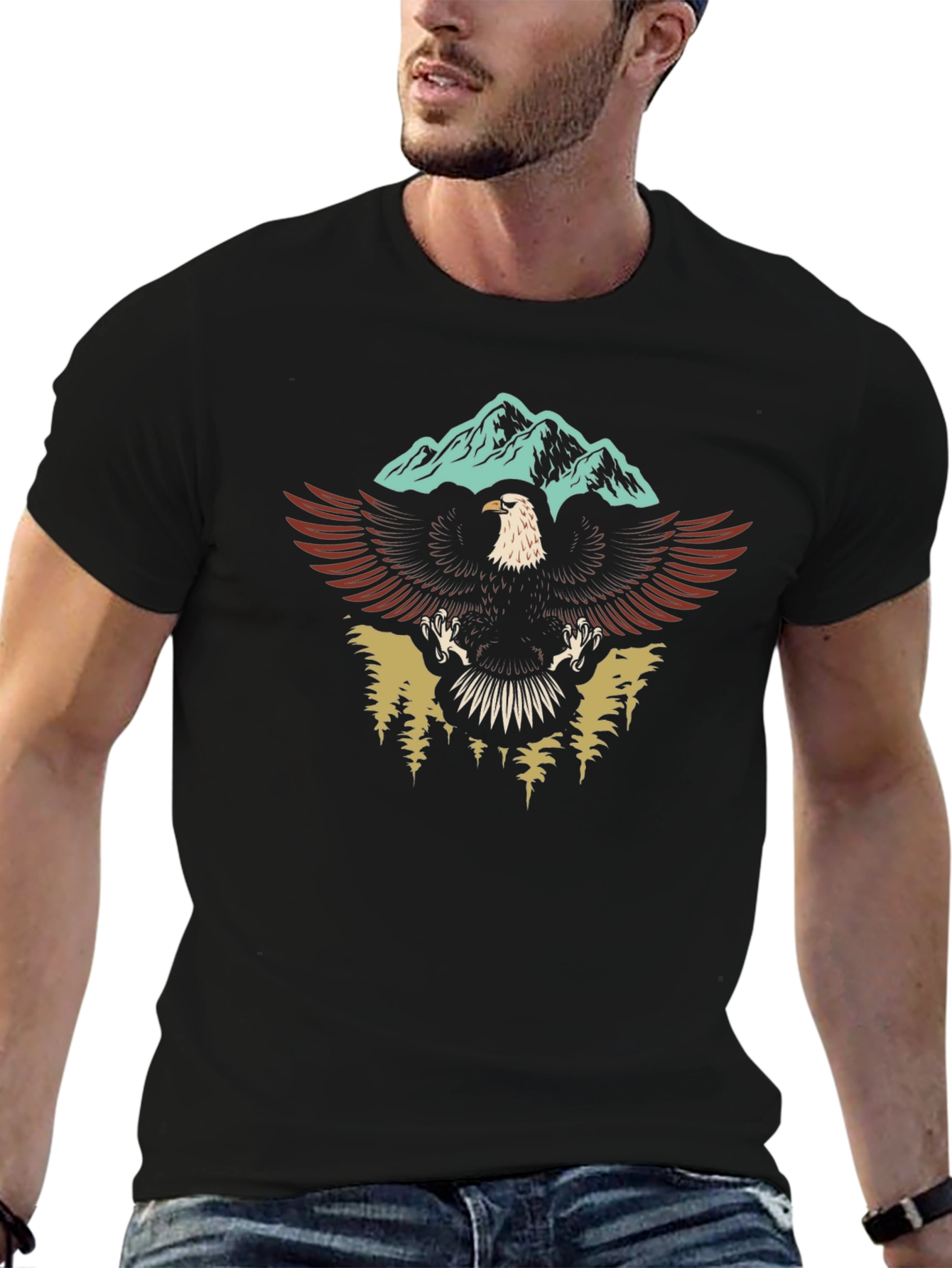 Eagle Mountain Graphic Tee - Black T-Shirt