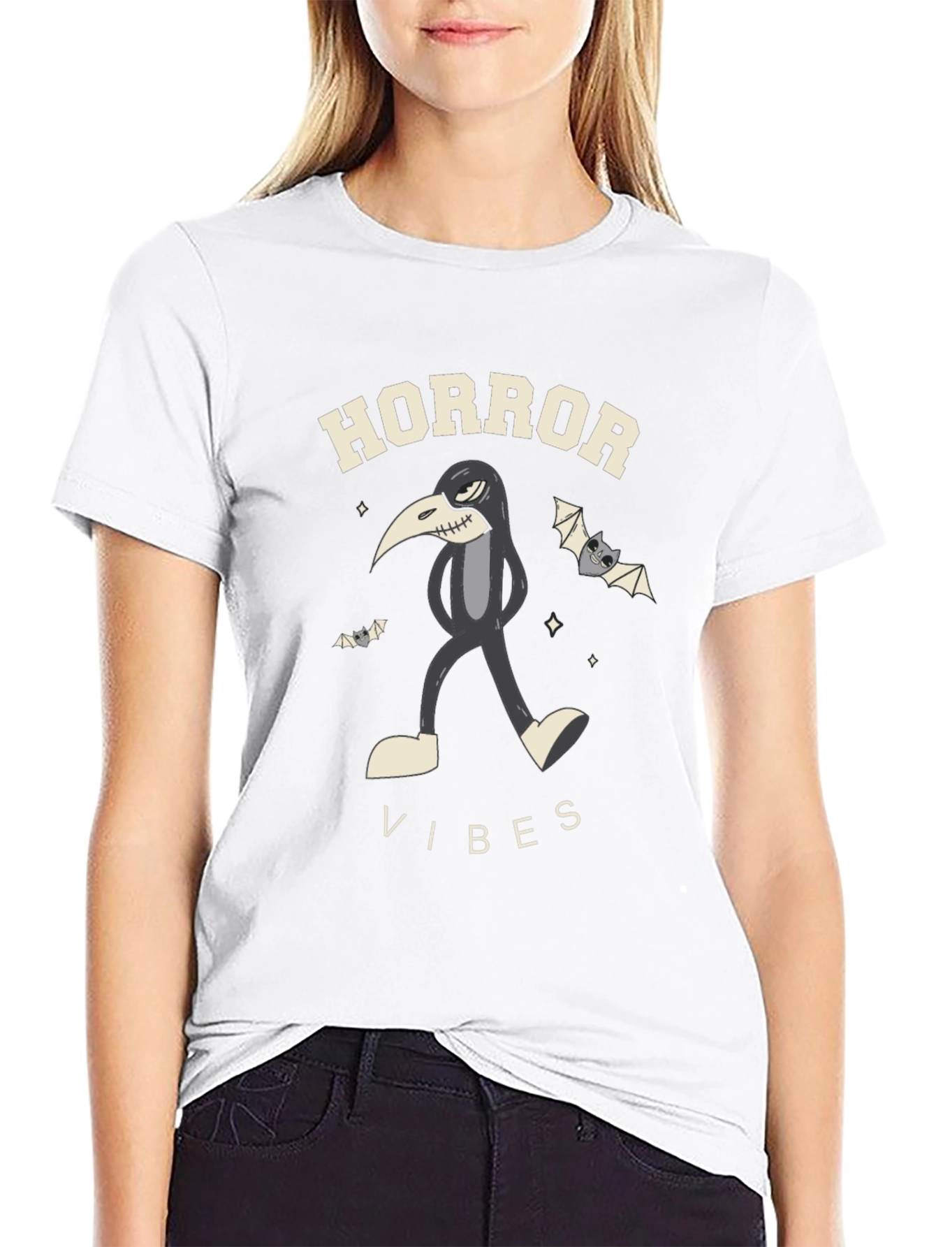 Horror Vibes Black T-Shirt