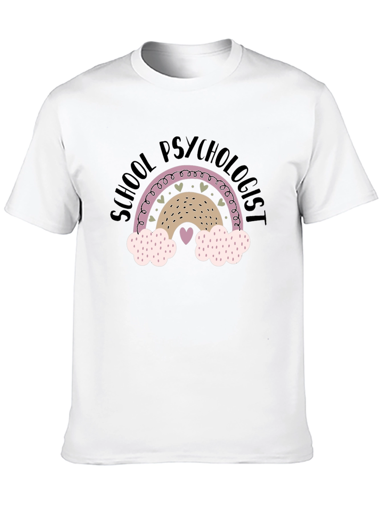 School Psychologist Rainbow T-Shirt