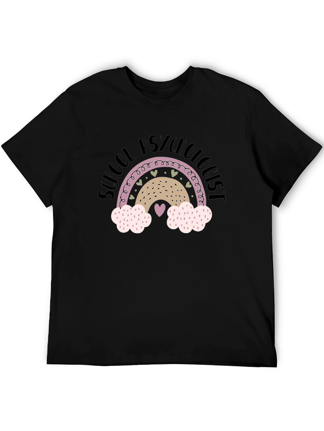School Psychologist Rainbow T-Shirt