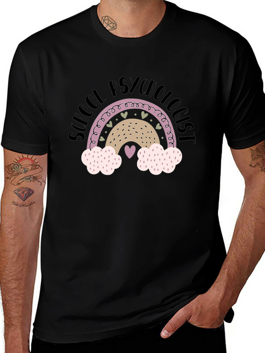School Psychologist Rainbow T-Shirt