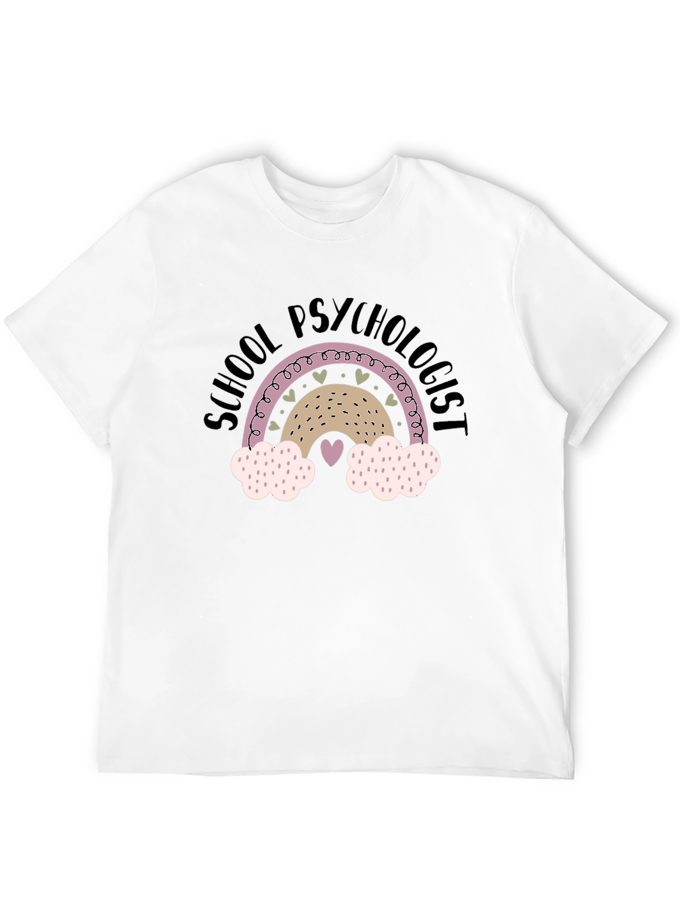 School Psychologist Rainbow T-Shirt