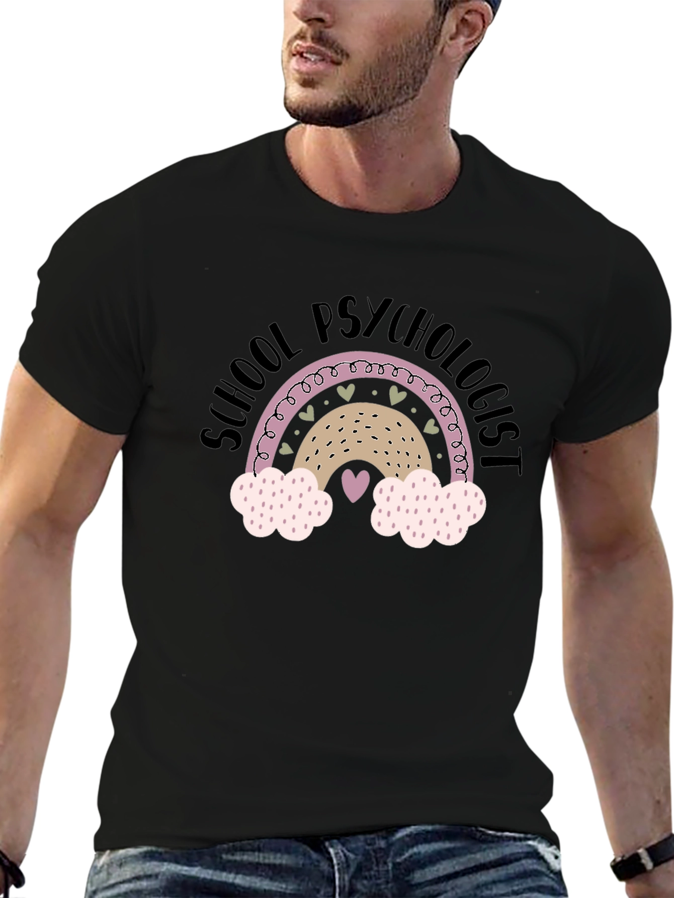 School Psychologist Rainbow T-Shirt