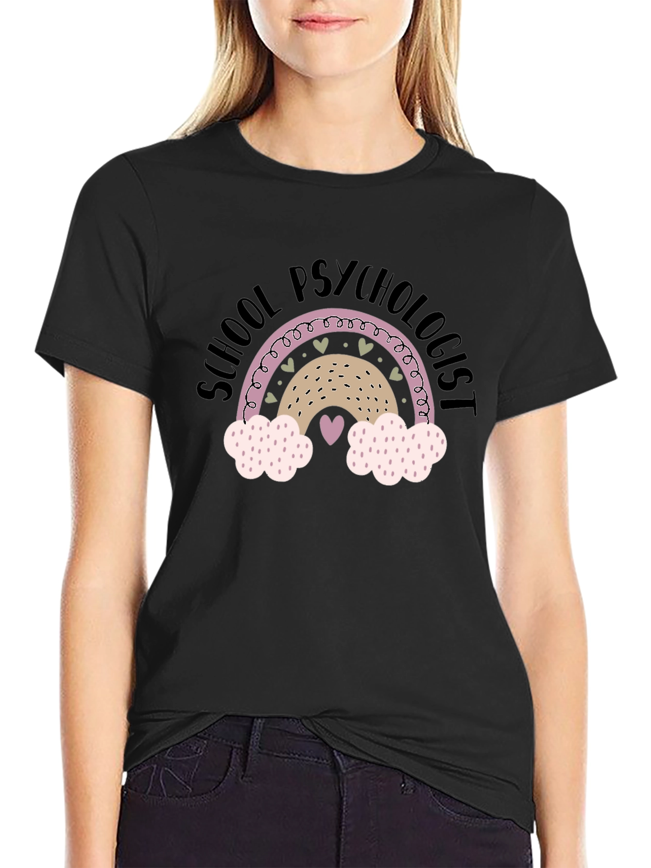 School Psychologist Rainbow T-Shirt