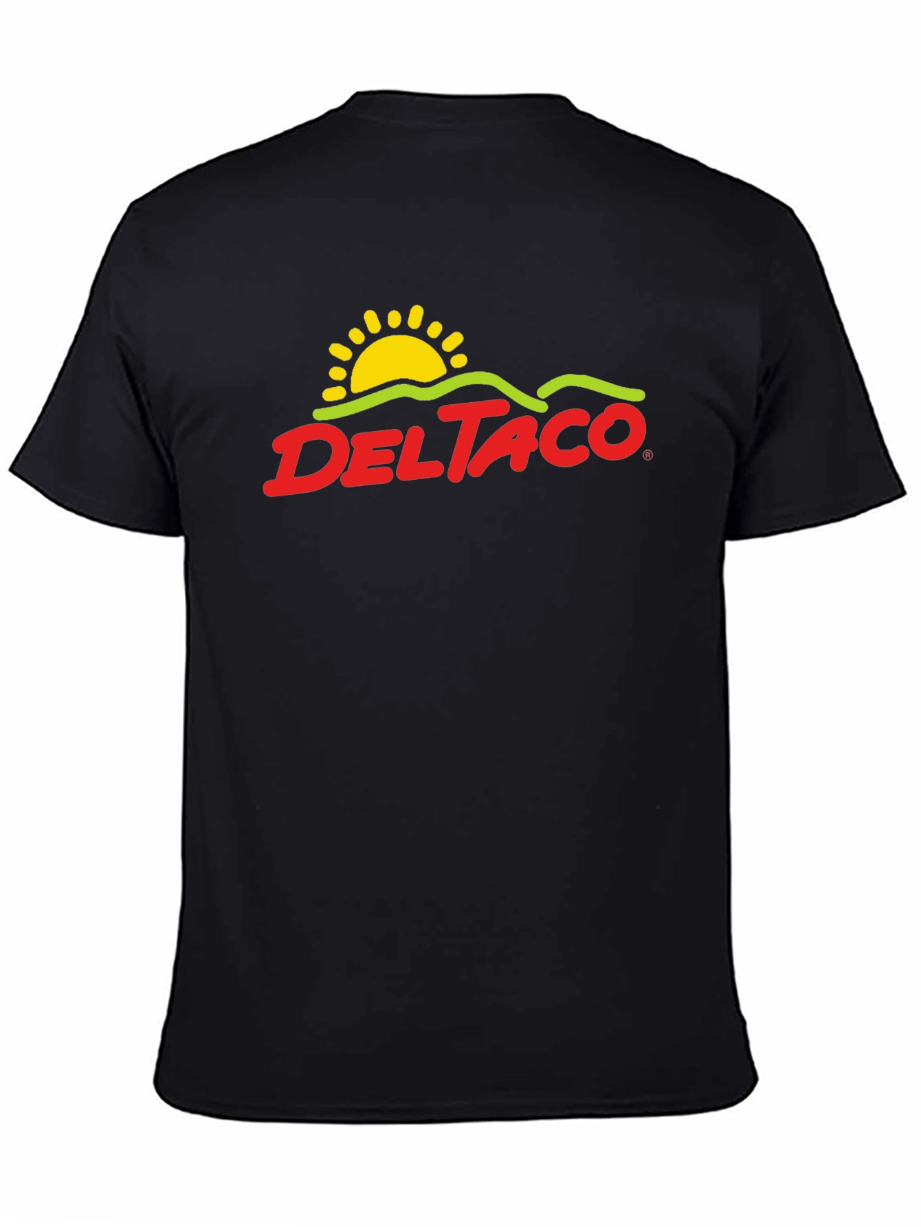 Delta Taco Graphic Tee - Black Cotton Blend