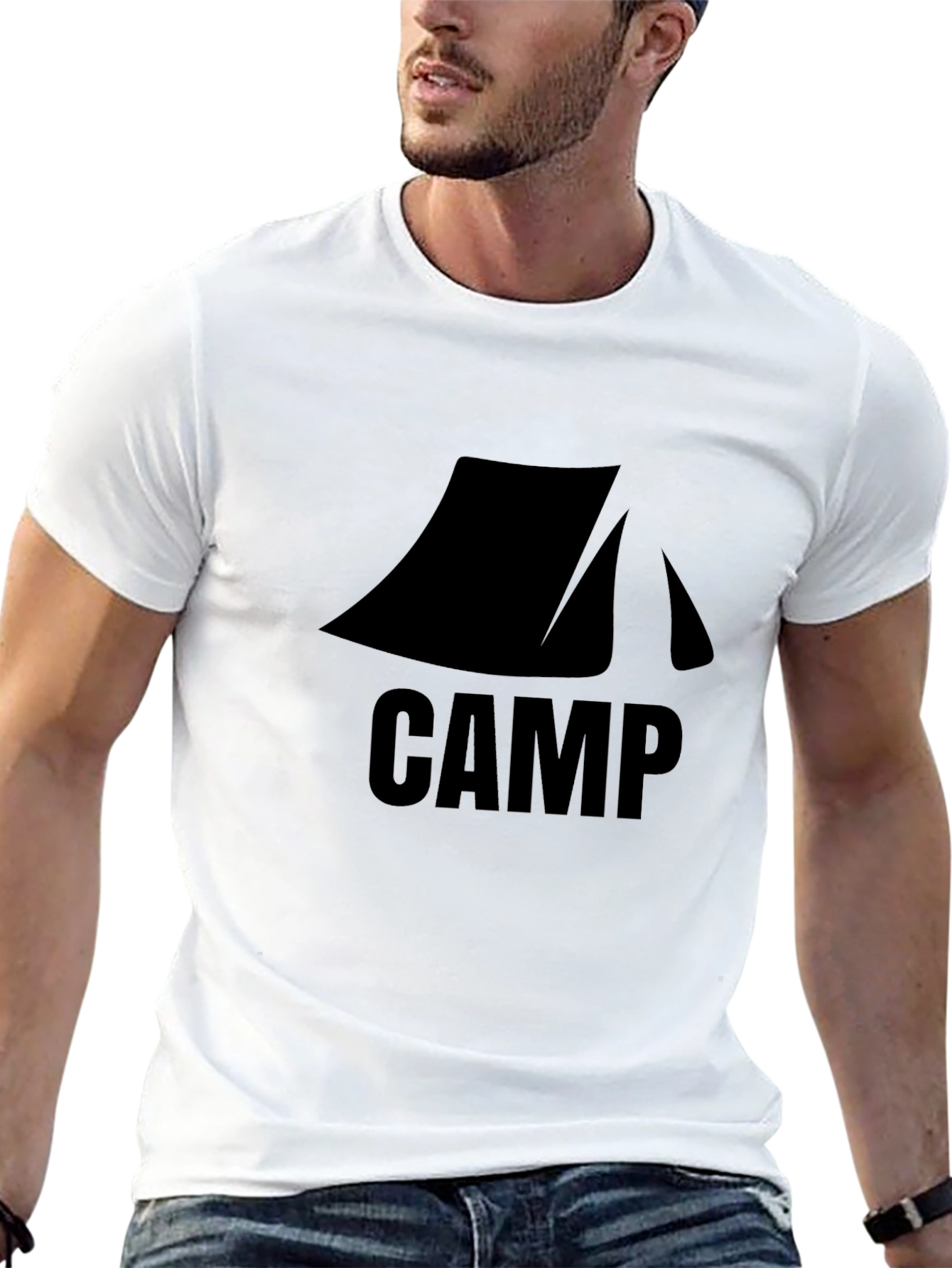 Camping Tent Graphic Tee - Adventure Ready!