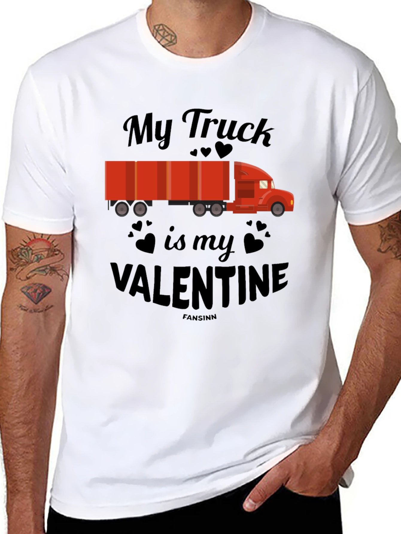 My Truck is My Valentine Graphic Tee
