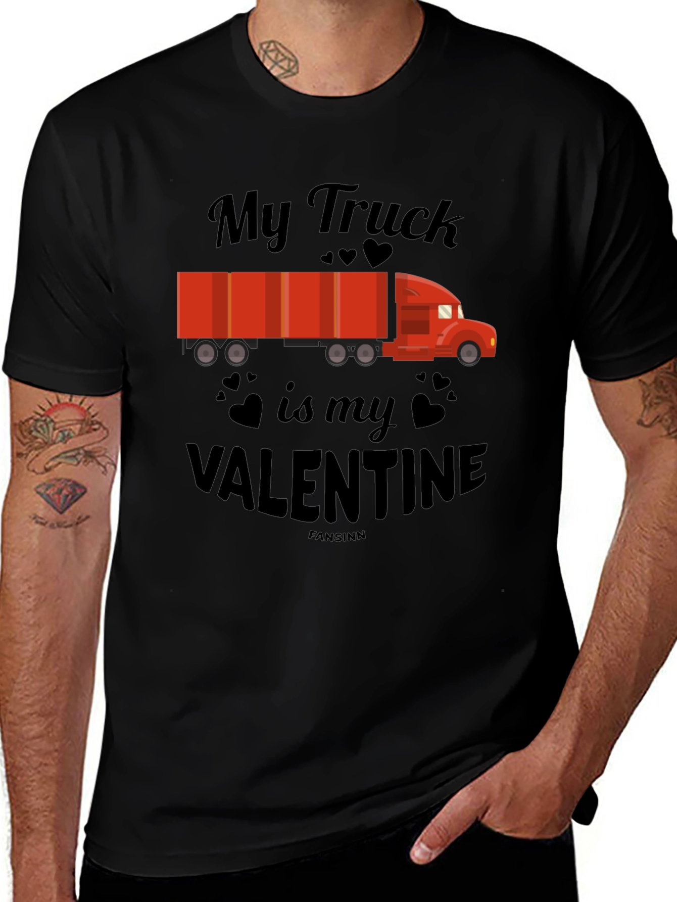 My Truck is My Valentine Graphic Tee