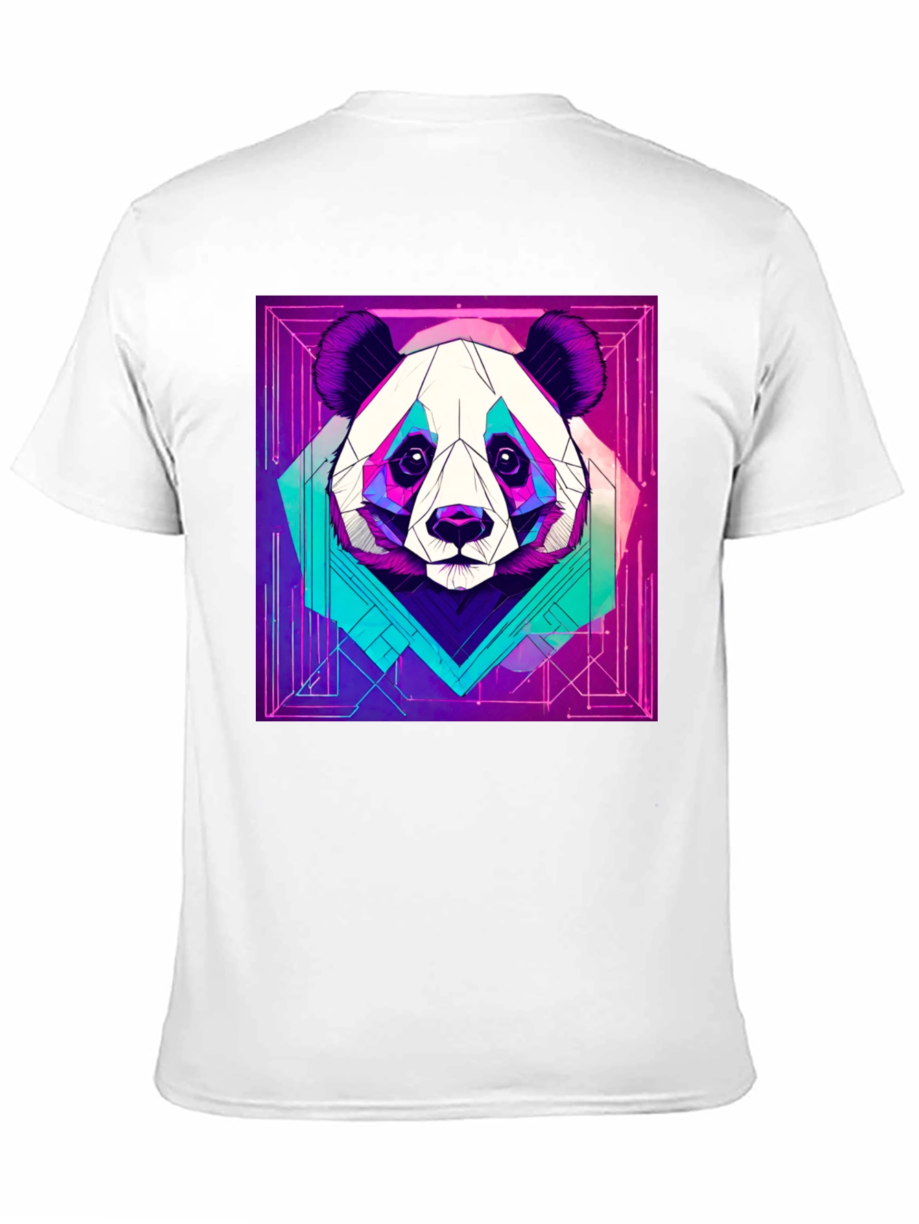 Cyberpunk Panda Graphic Tee - Cool Animal Design