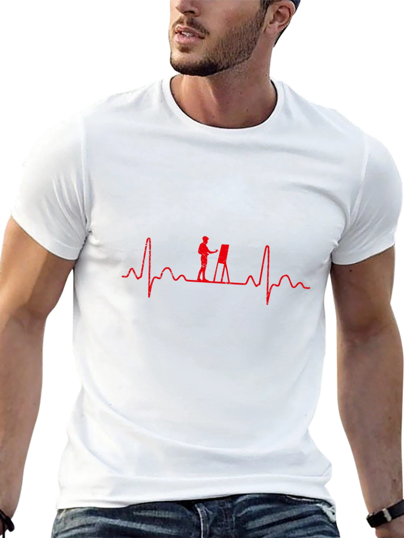 Artist Heartbeat T-Shirt: Creative Pulse