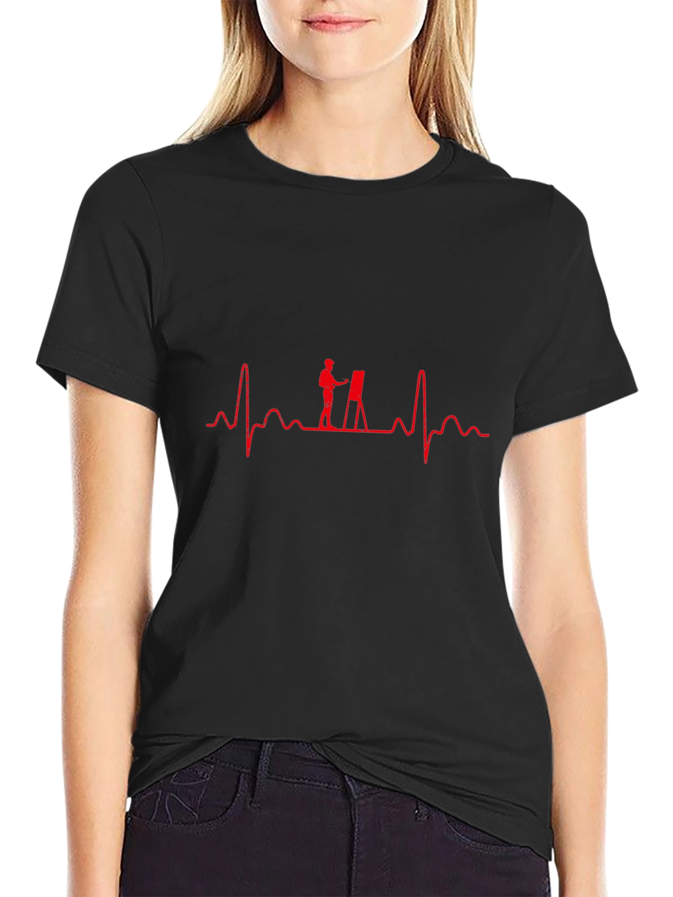 Artist Heartbeat T-Shirt: Creative Pulse