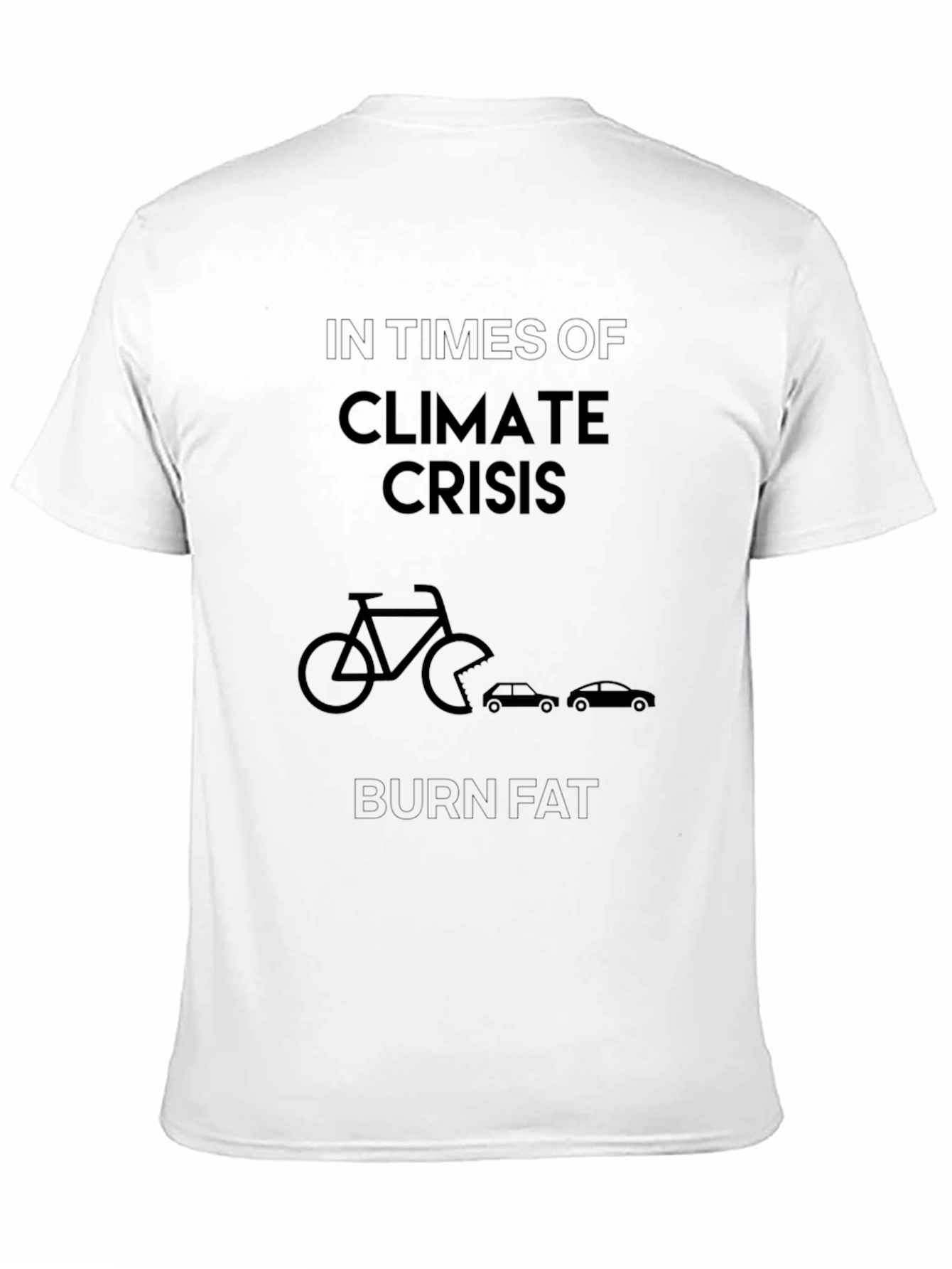 Climate Crisis Burn Fat Graphic T-Shirt