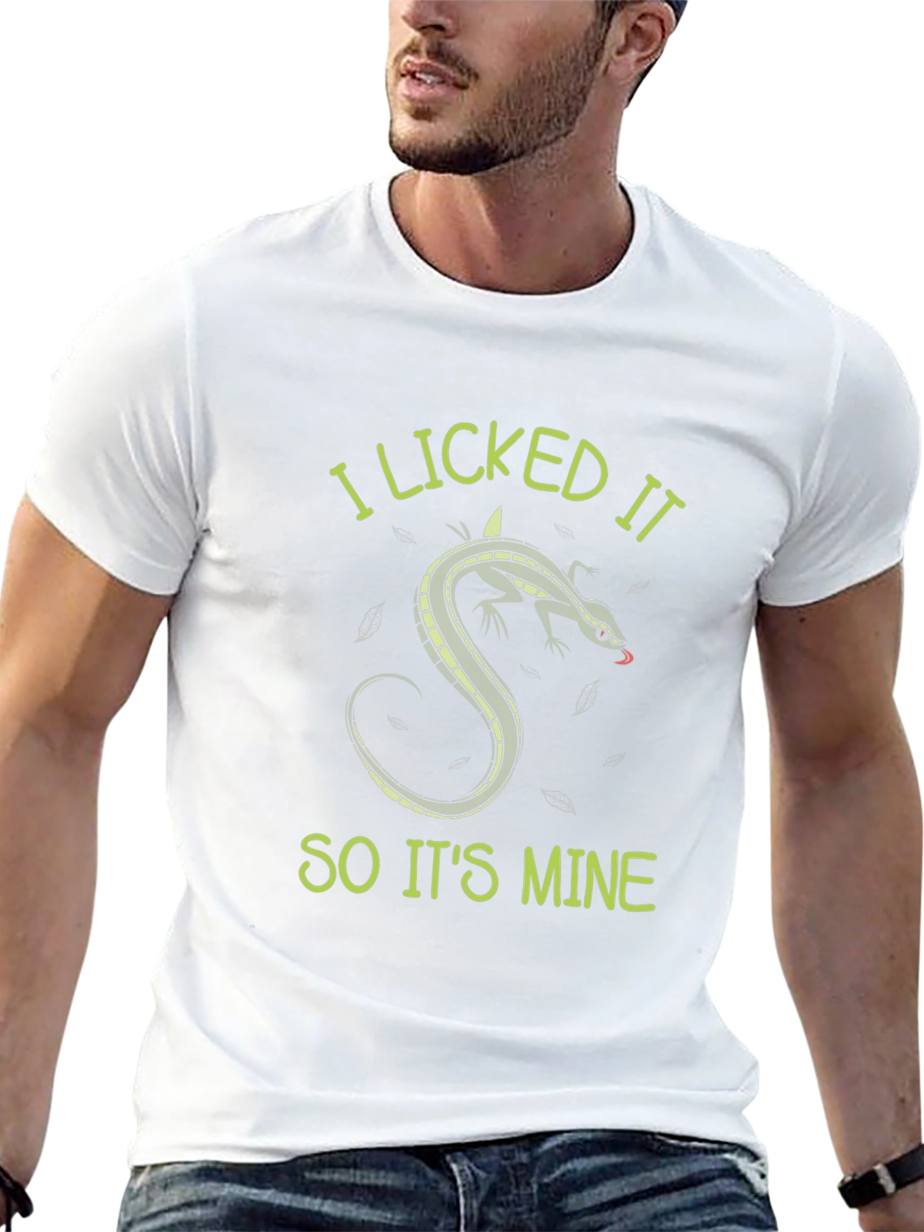 I Licked It So Its Mine Lizard T-Shirt
