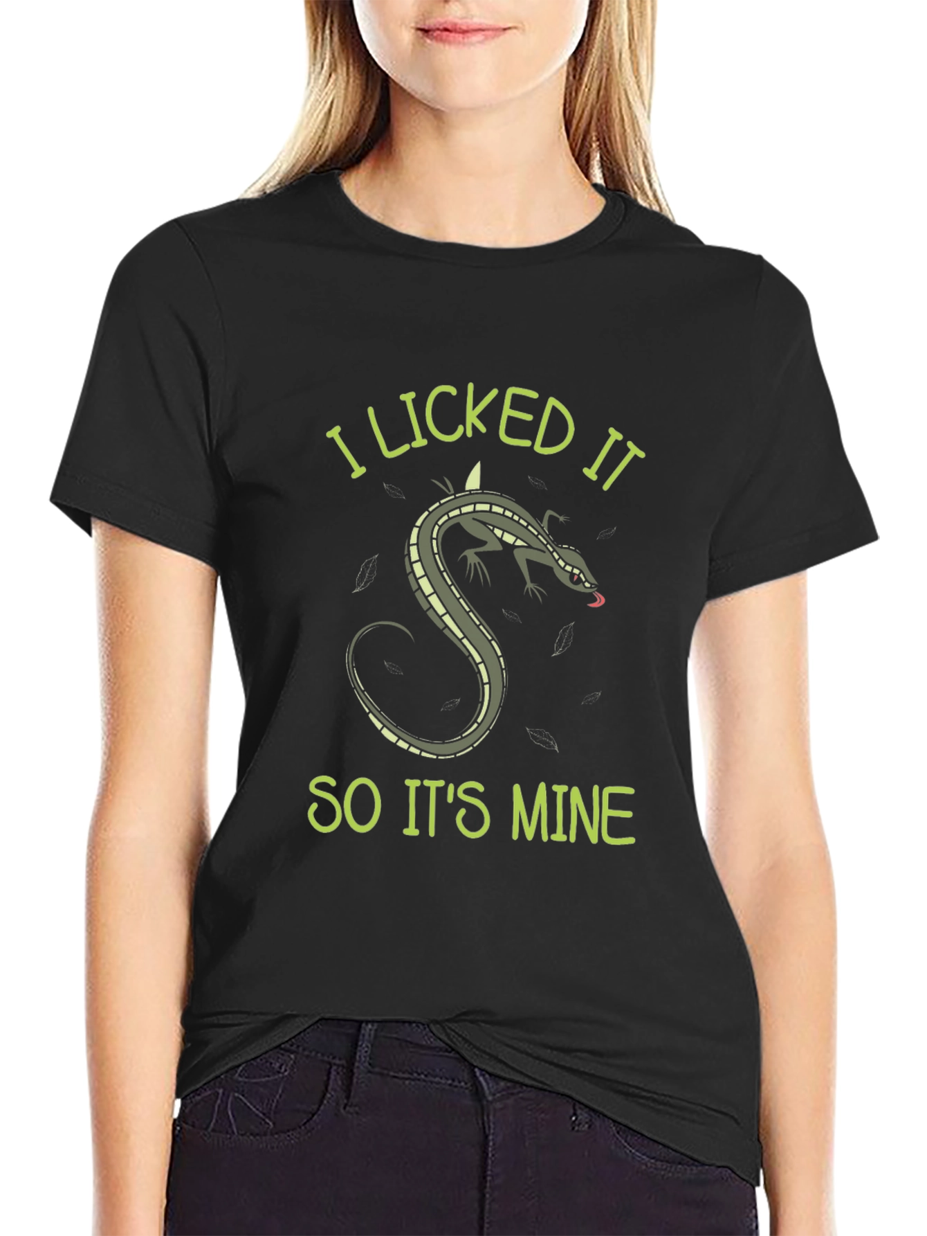 I Licked It So Its Mine Lizard T-Shirt