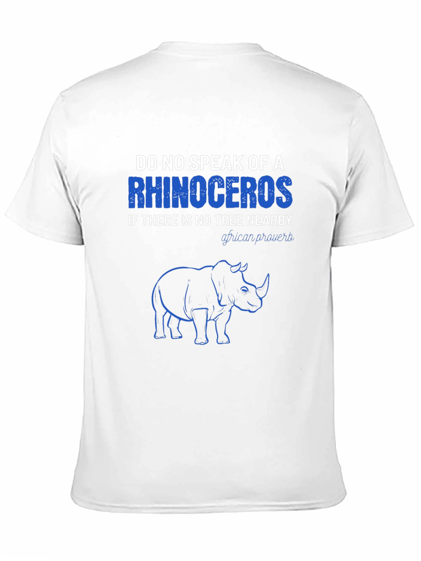 Rhinoceros Graphic Print T-Shirt