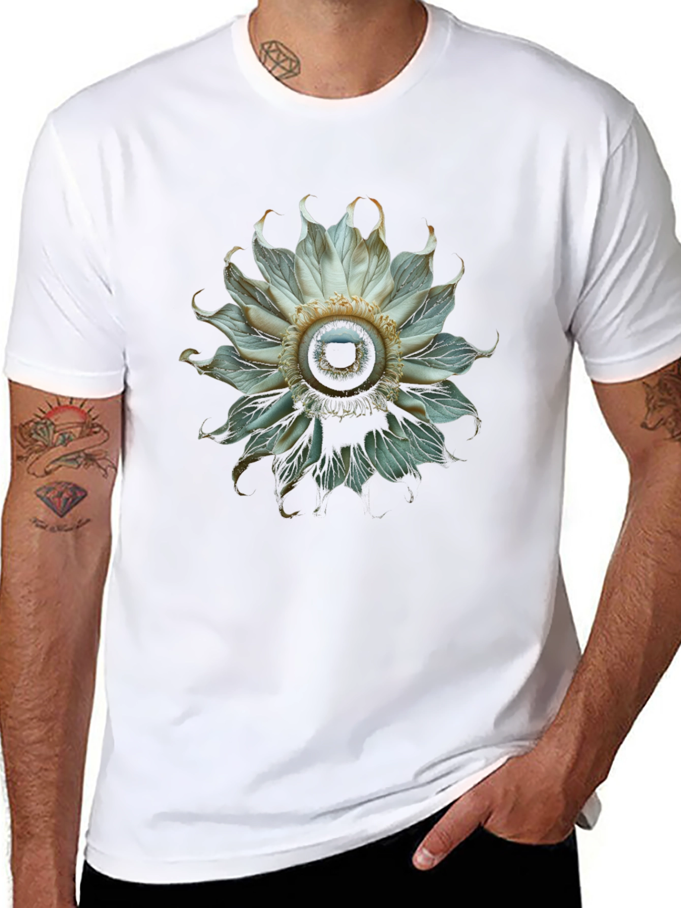 Eye Flower Graphic T-Shirt