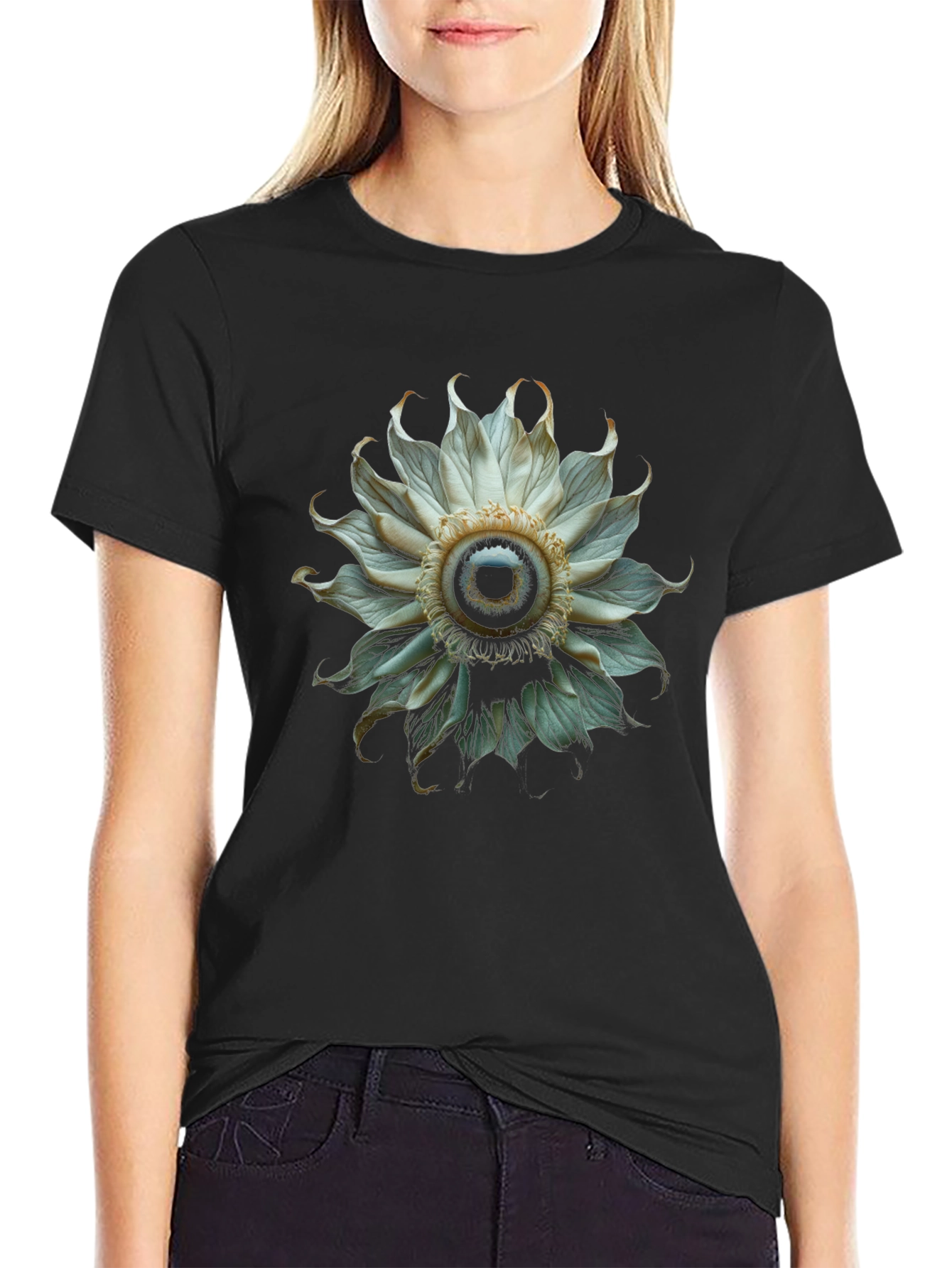 Eye Flower Graphic T-Shirt