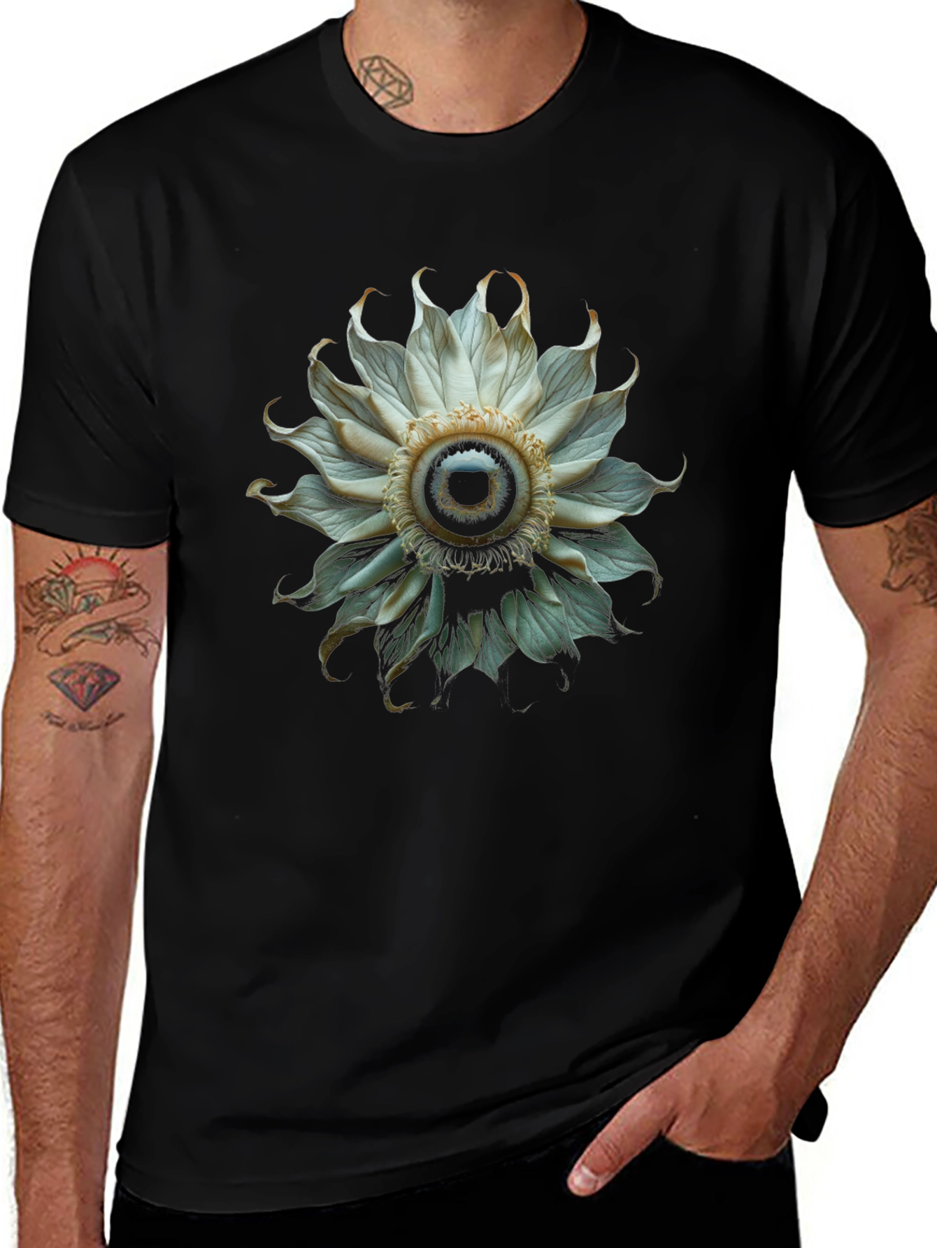 Eye Flower Graphic T-Shirt