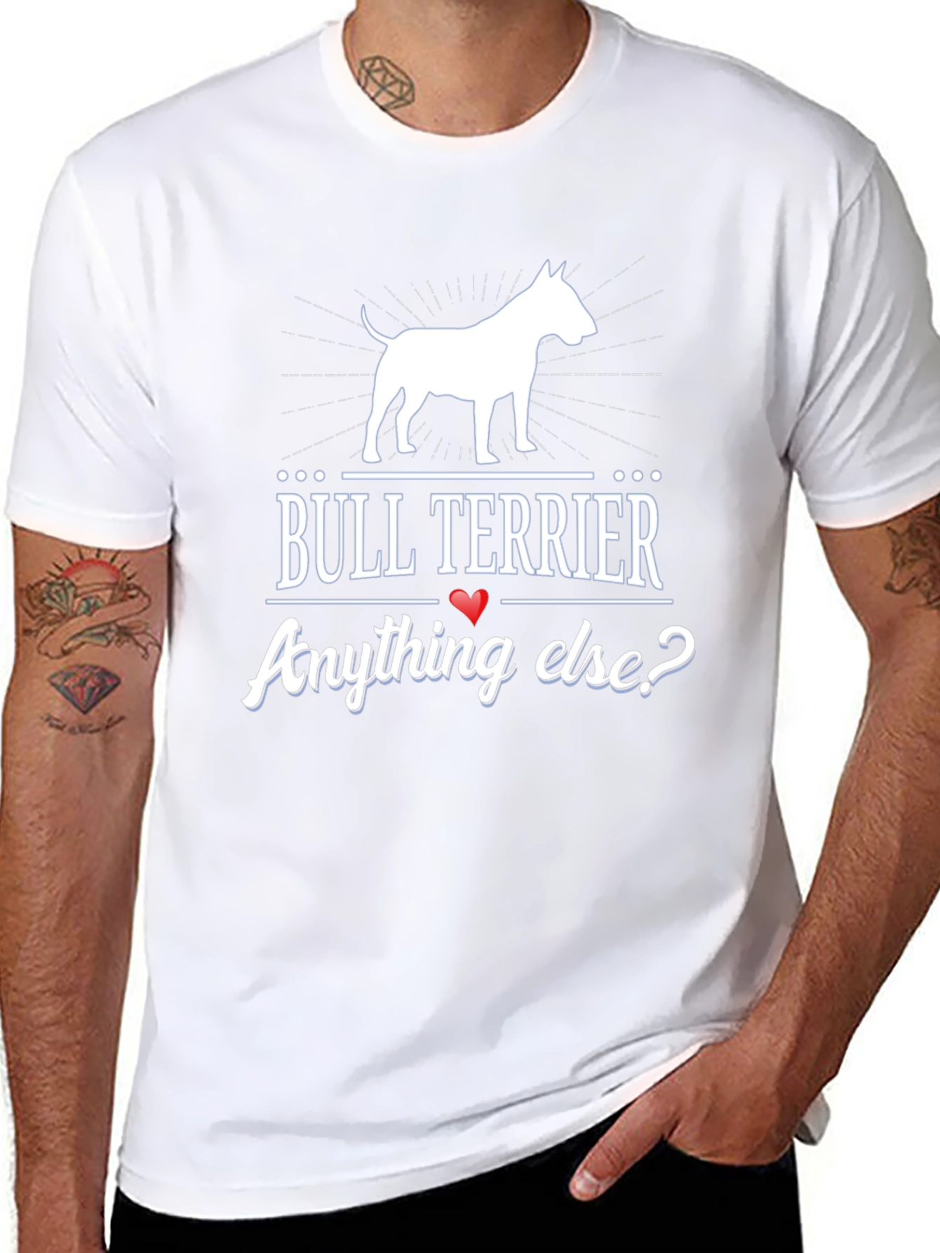 Bull Terrier Graphic Tee - Anything Else? Novelty Shirt