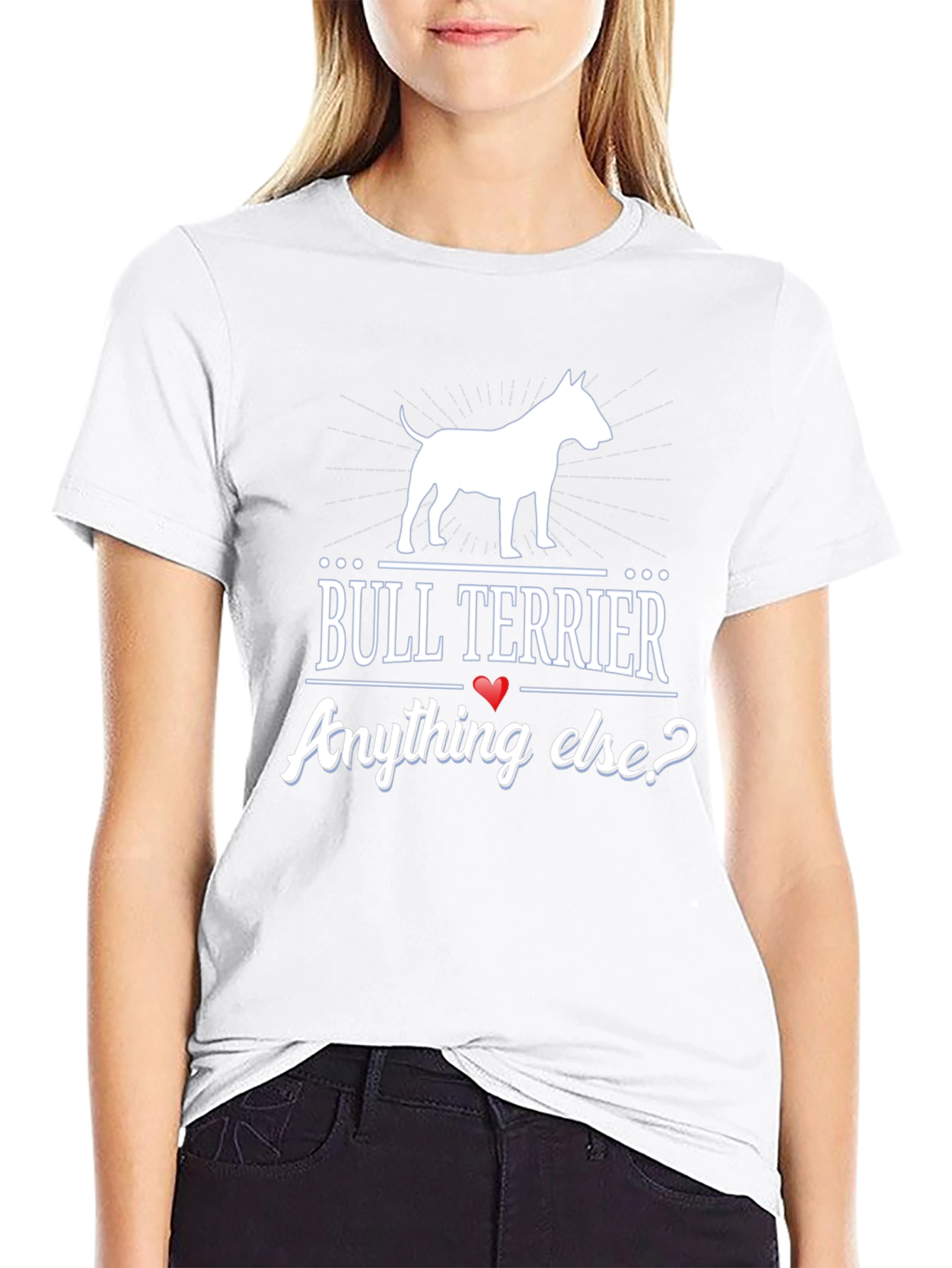 Bull Terrier Graphic Tee - Anything Else? Novelty Shirt