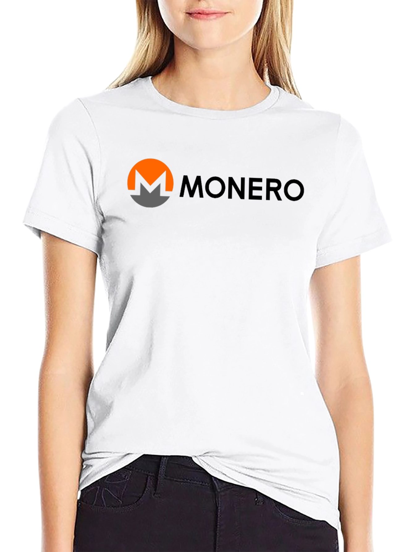 Monero Cryptocurrency Black T-Shirt