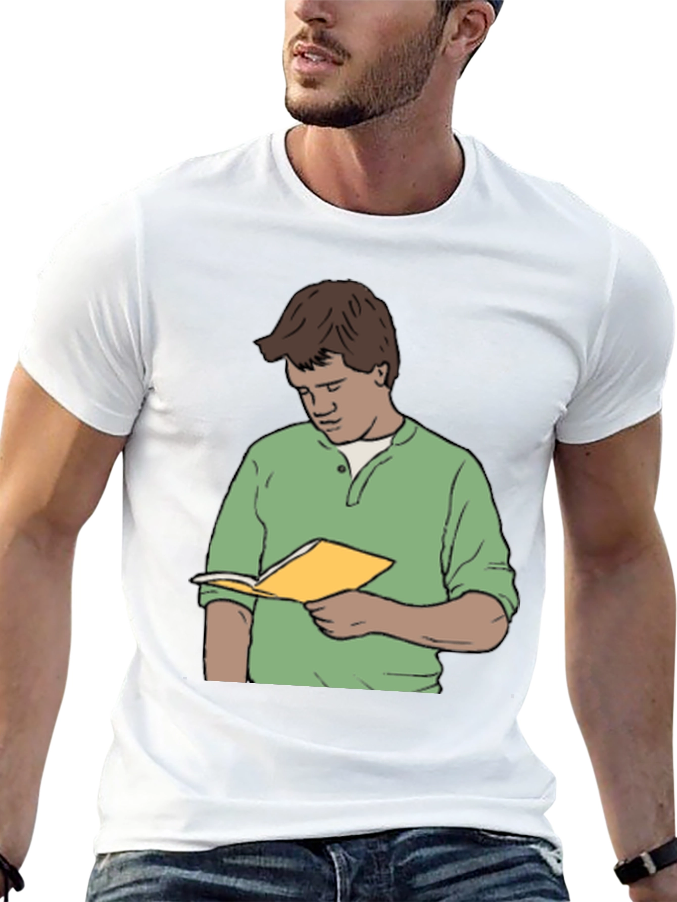 Bookworm Black T-Shirt: Literary Humor Tee